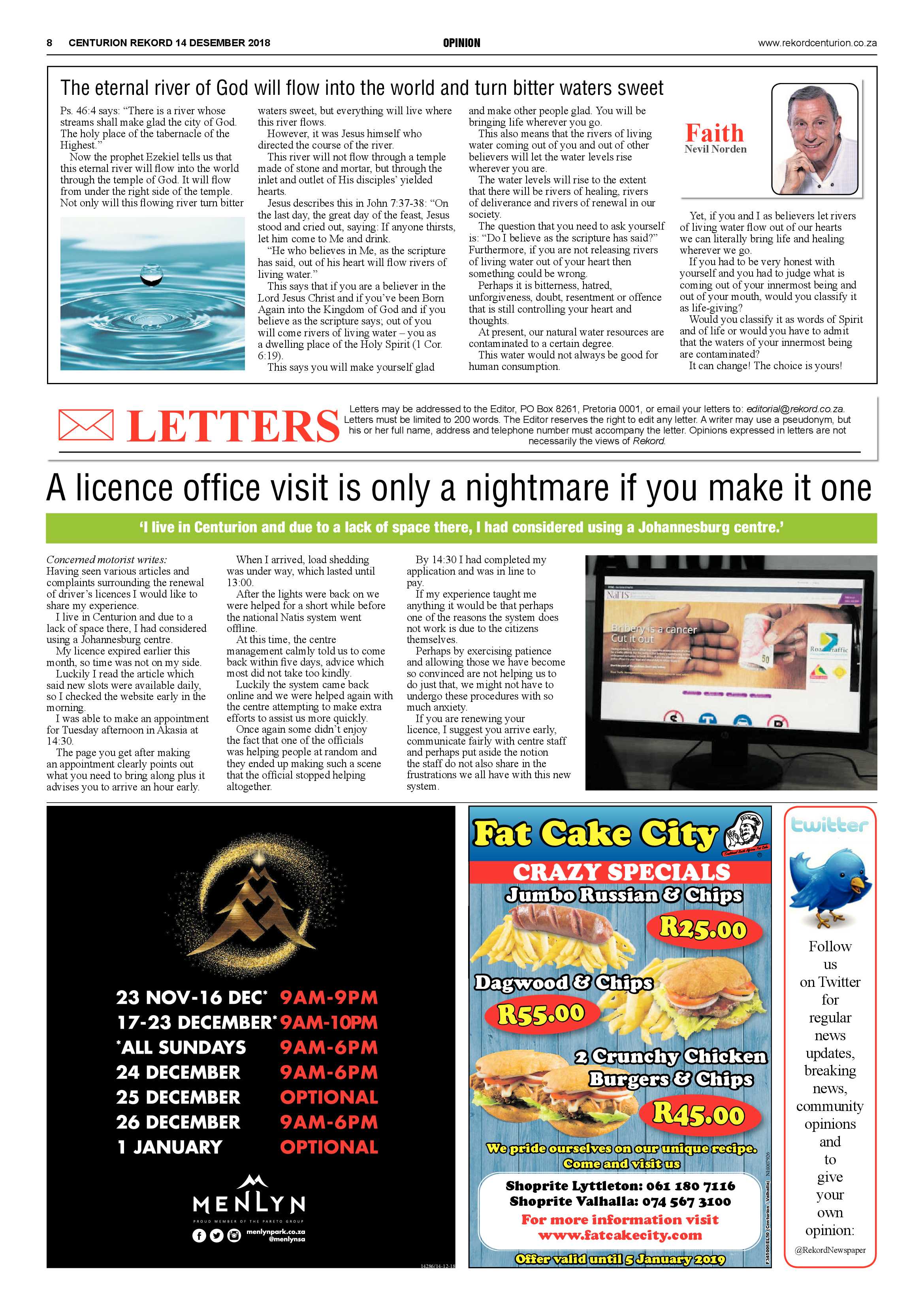 Rekord Centurion 14 December 2018 page 8