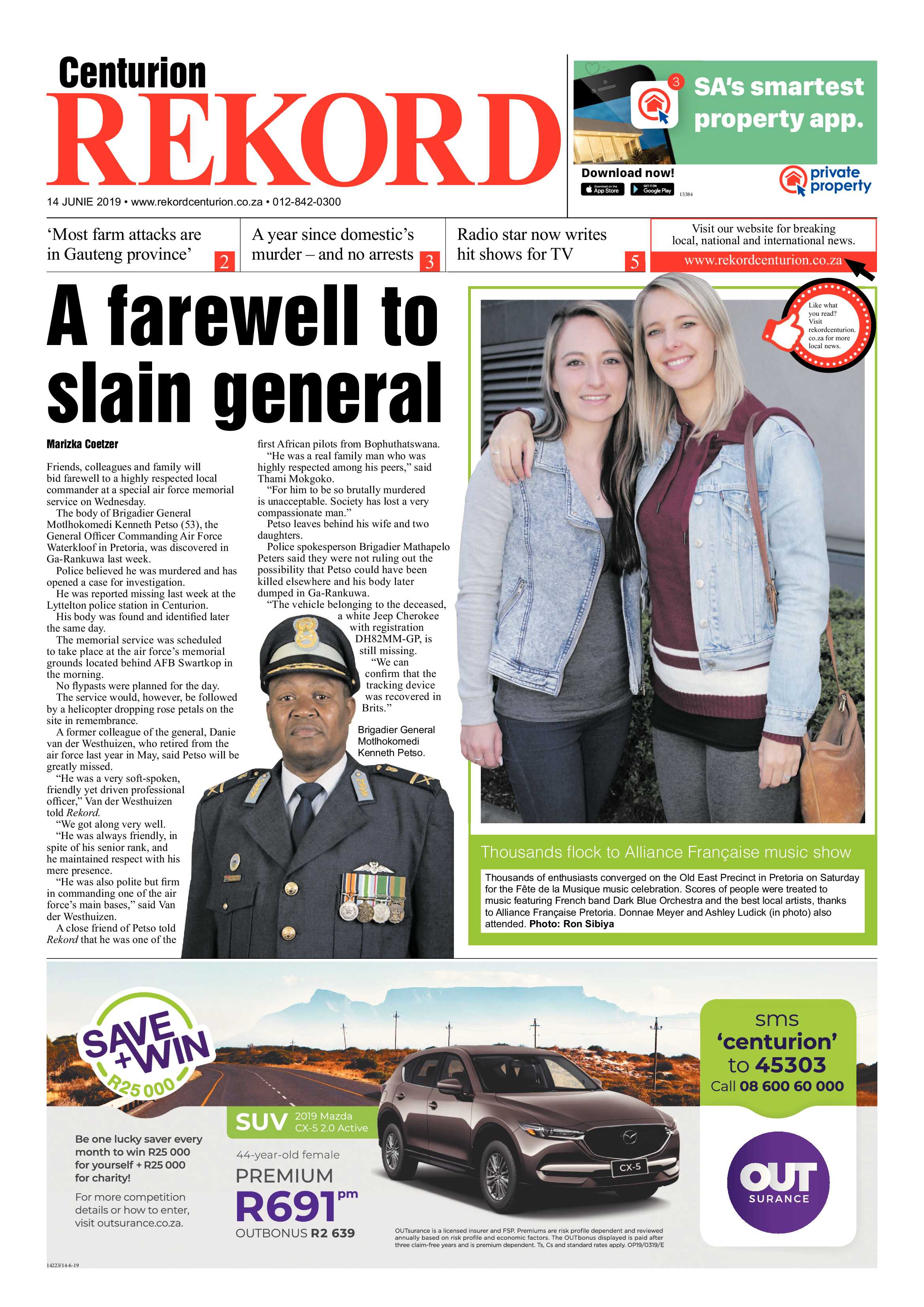 Rekord Centurion 14 June 2019 page 1