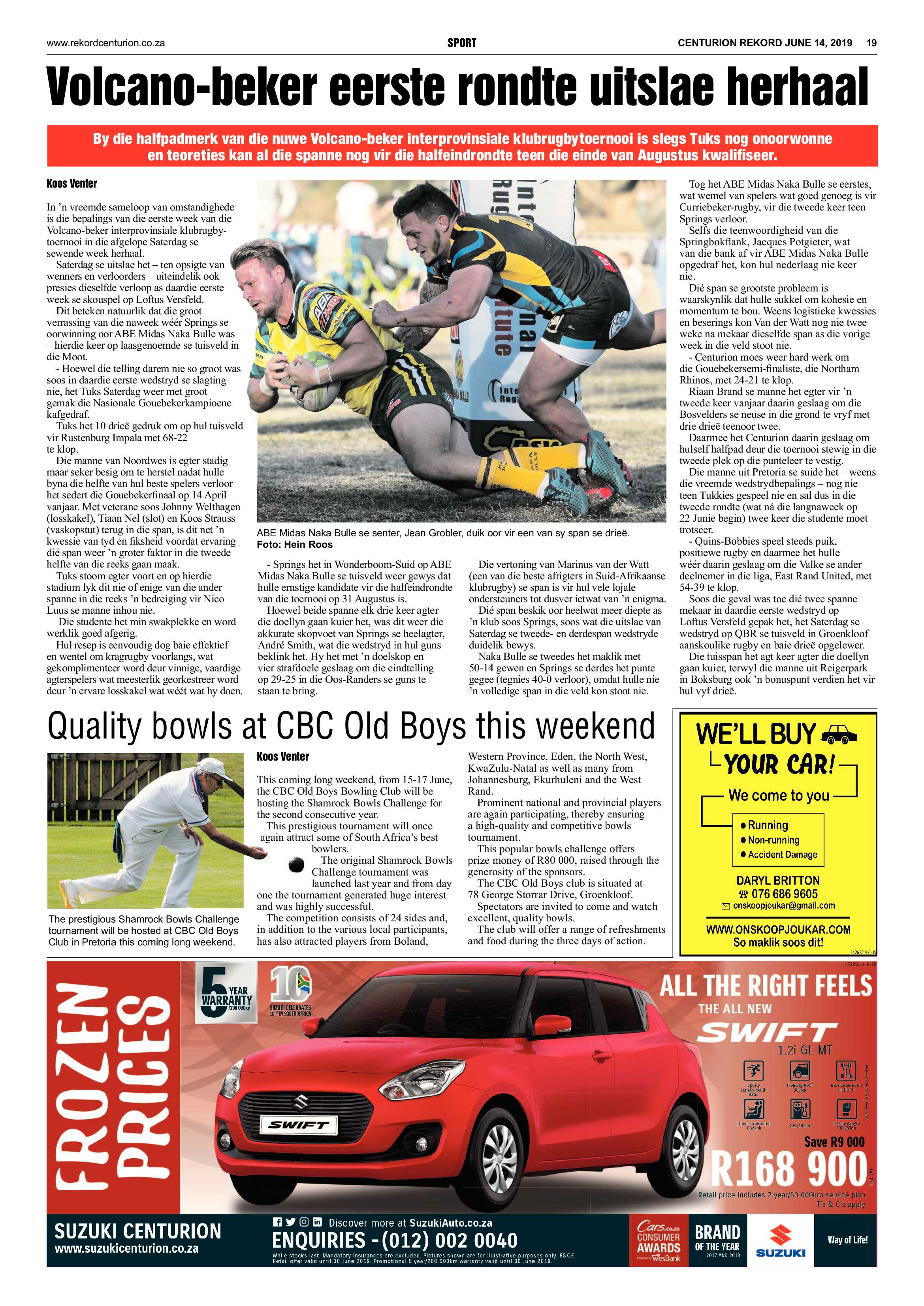 Rekord Centurion 14 June 2019 page 19