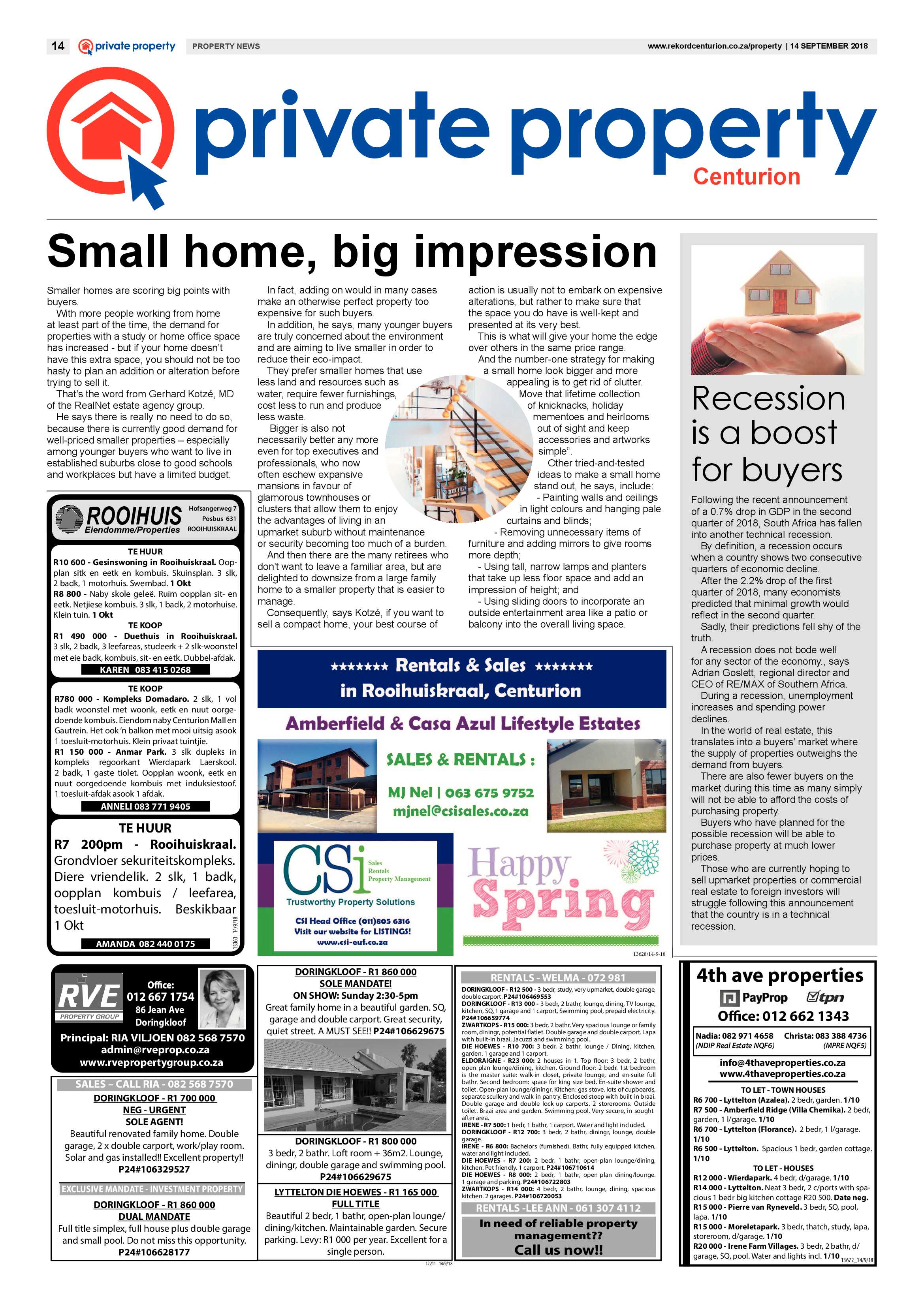 Rekord Centurion 14 September 2018 page 14