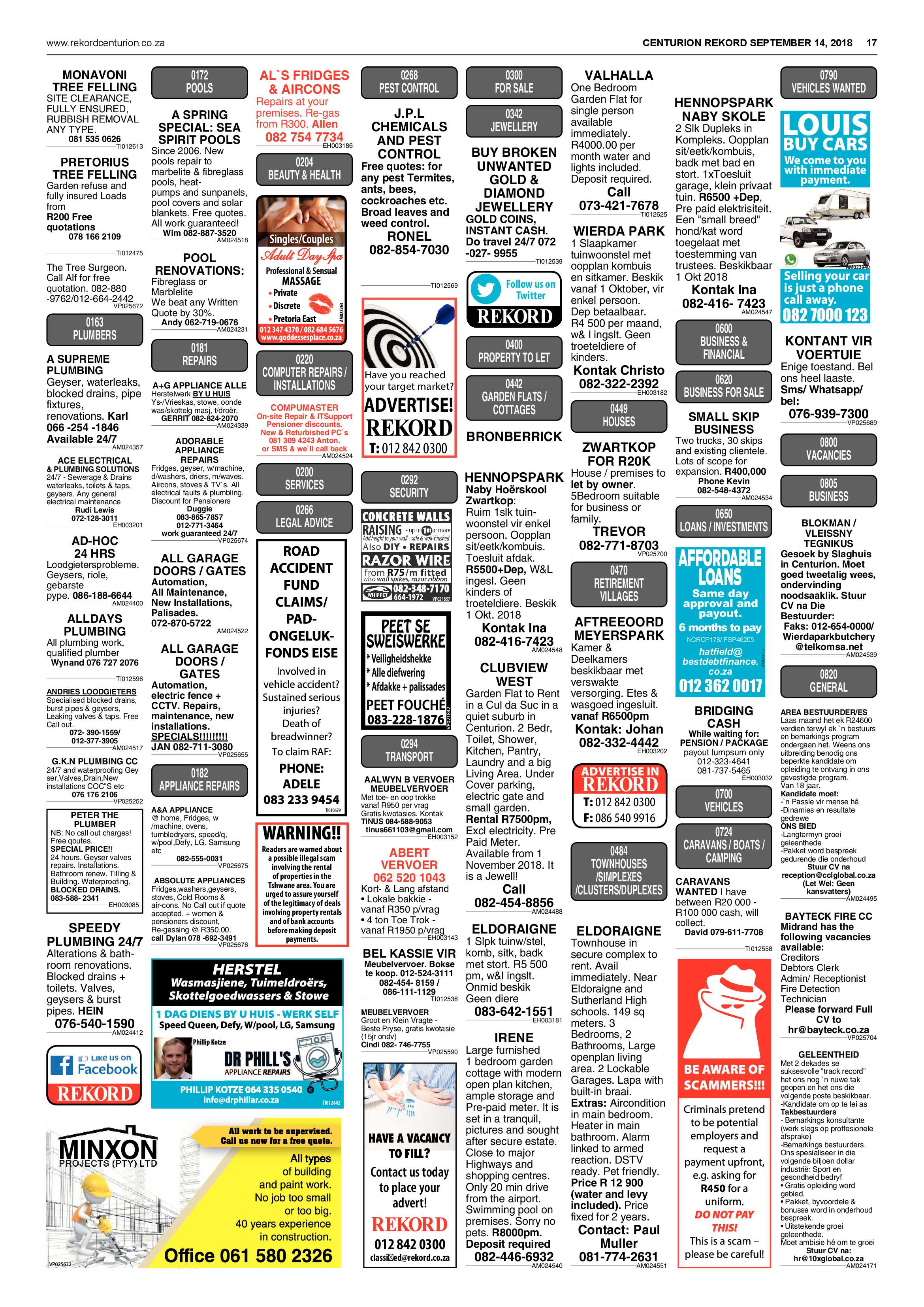 Rekord Centurion 14 September 2018 page 17