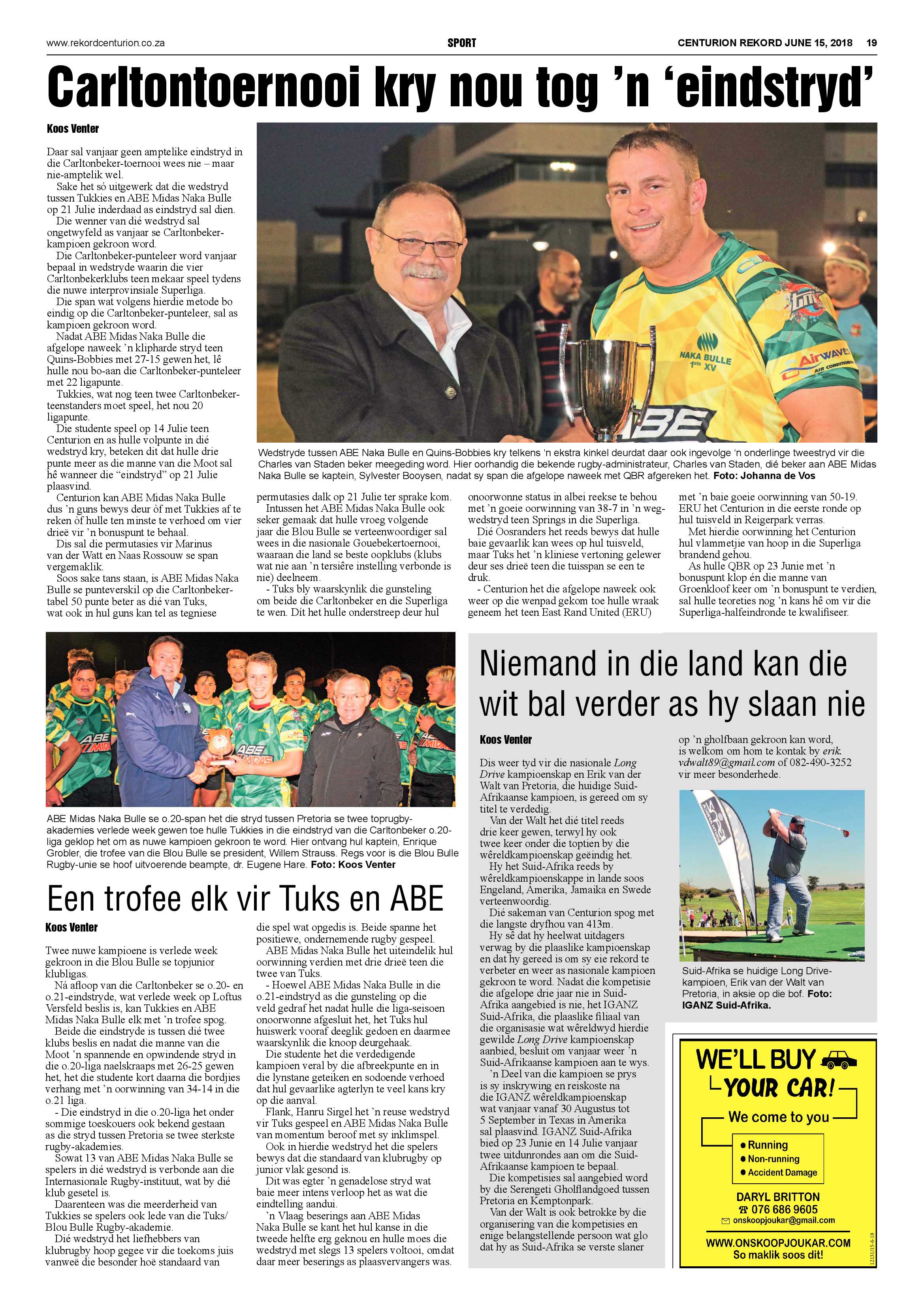 Rekord Centurion 15 June 2018 page 19