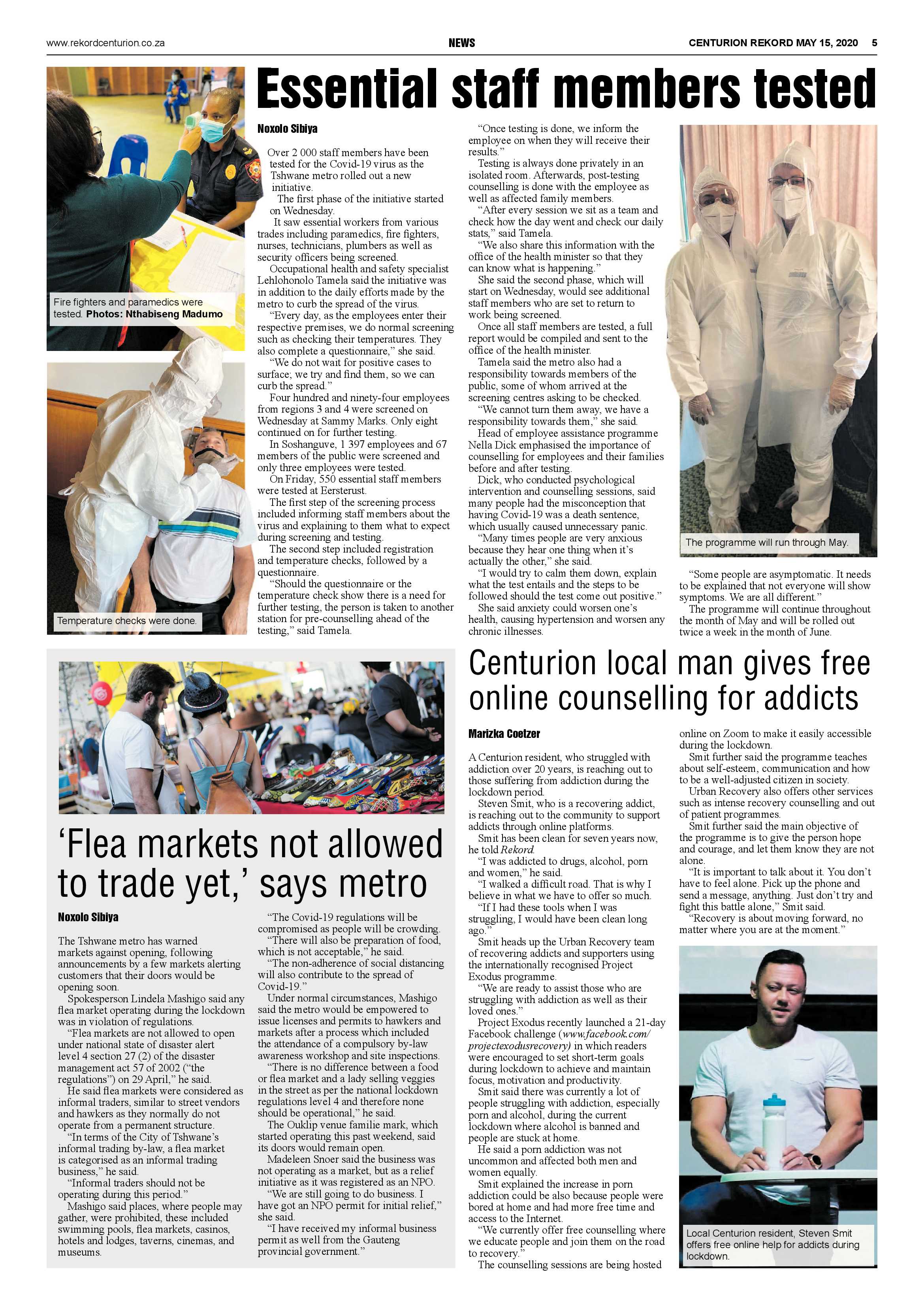 Rekord Centurion 15 May 2020 page 5