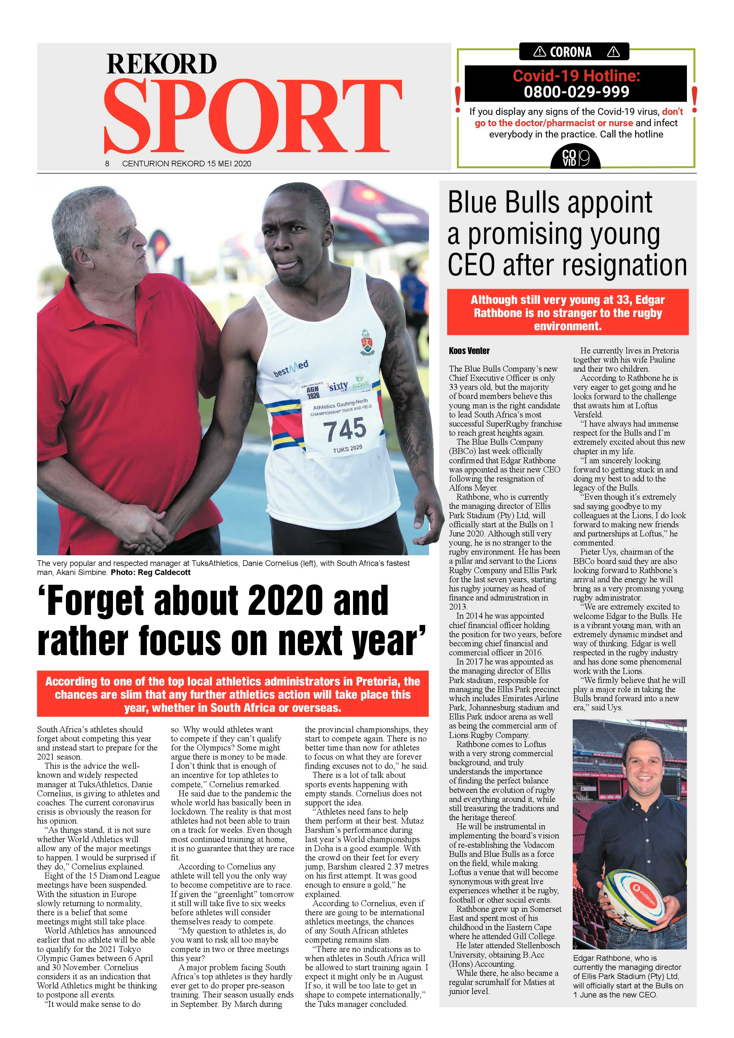 Rekord Centurion 15 May 2020 page 8