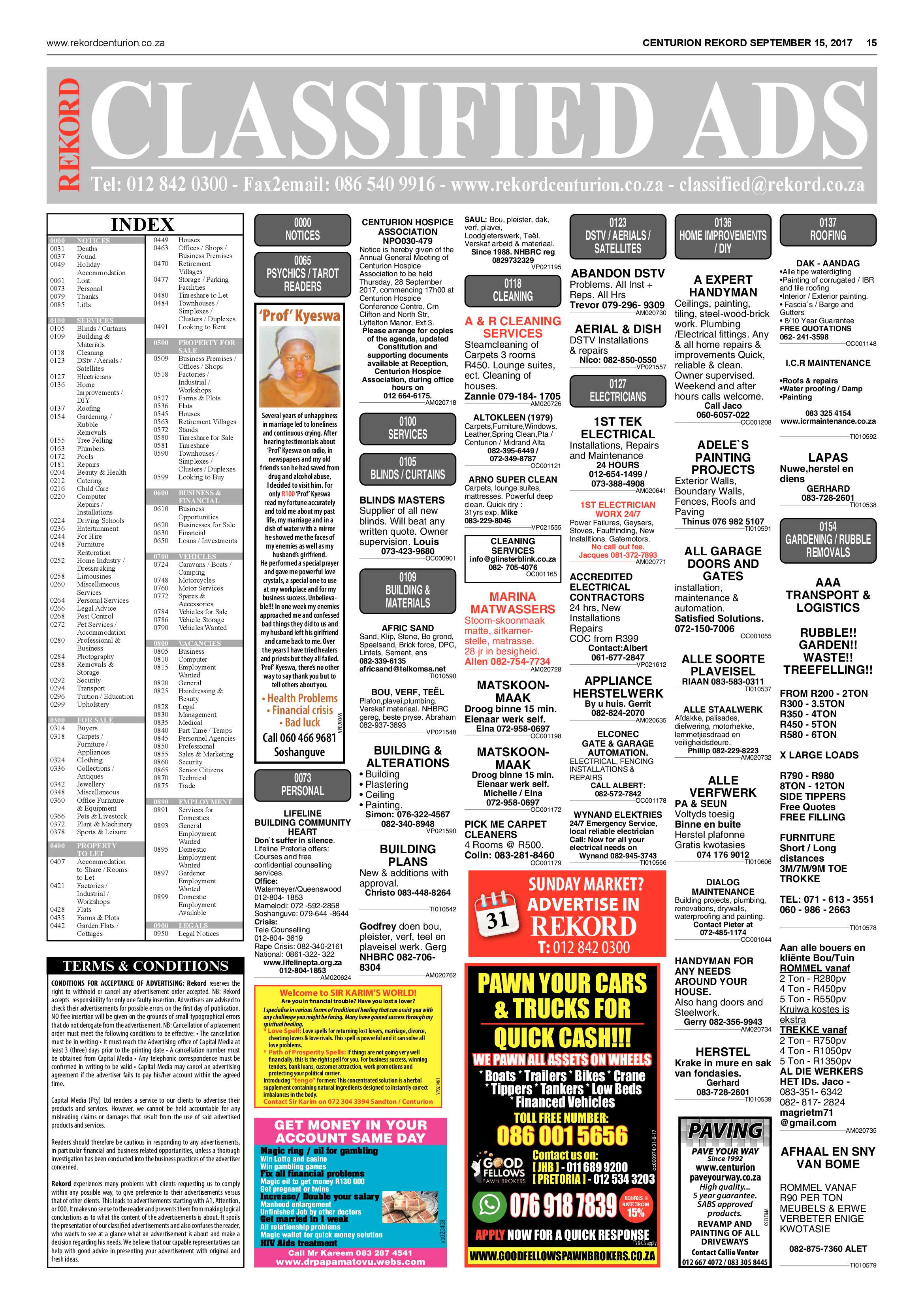 Rekord Centurion 15 September 2017 page 15