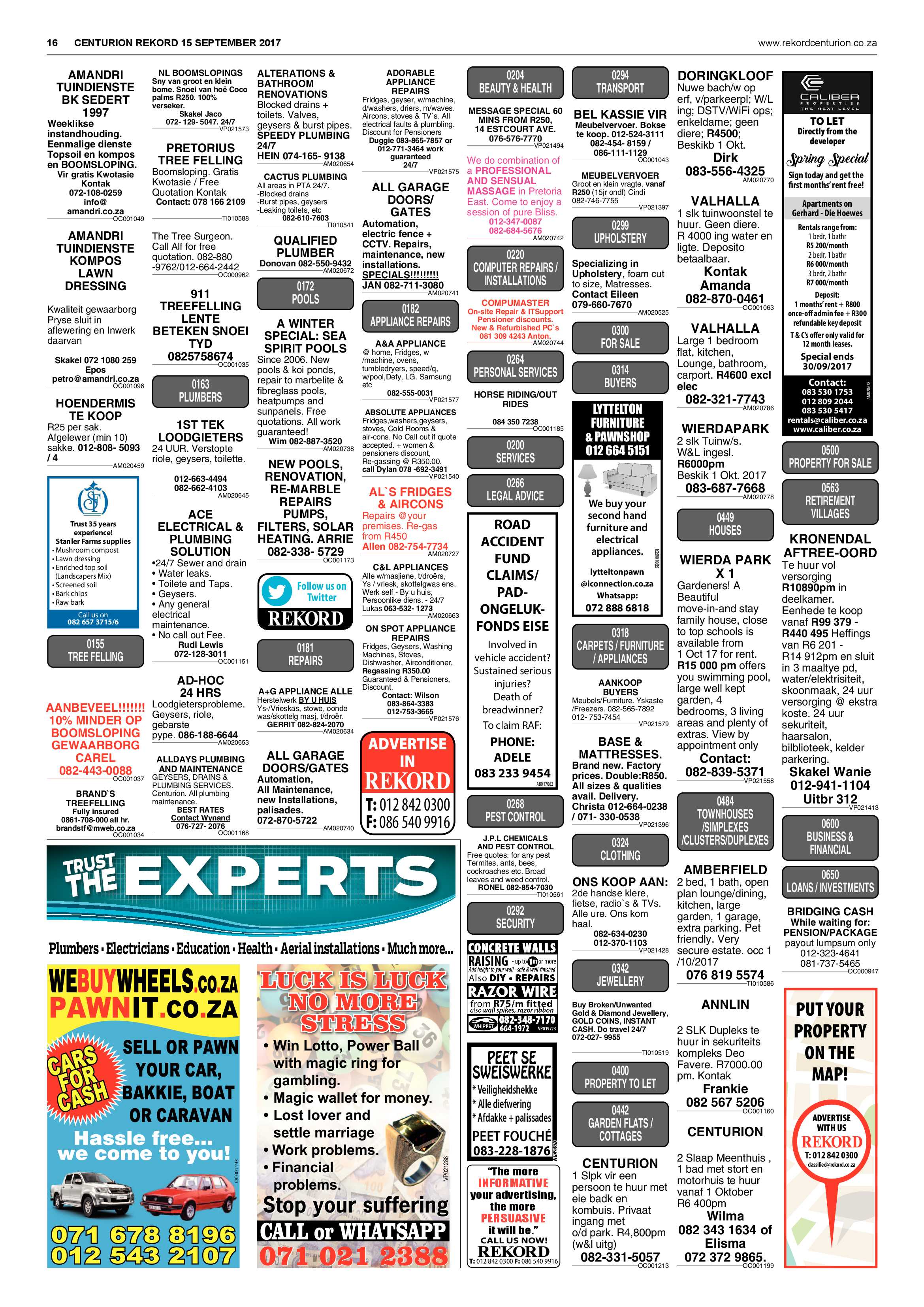 Rekord Centurion 15 September 2017 page 16