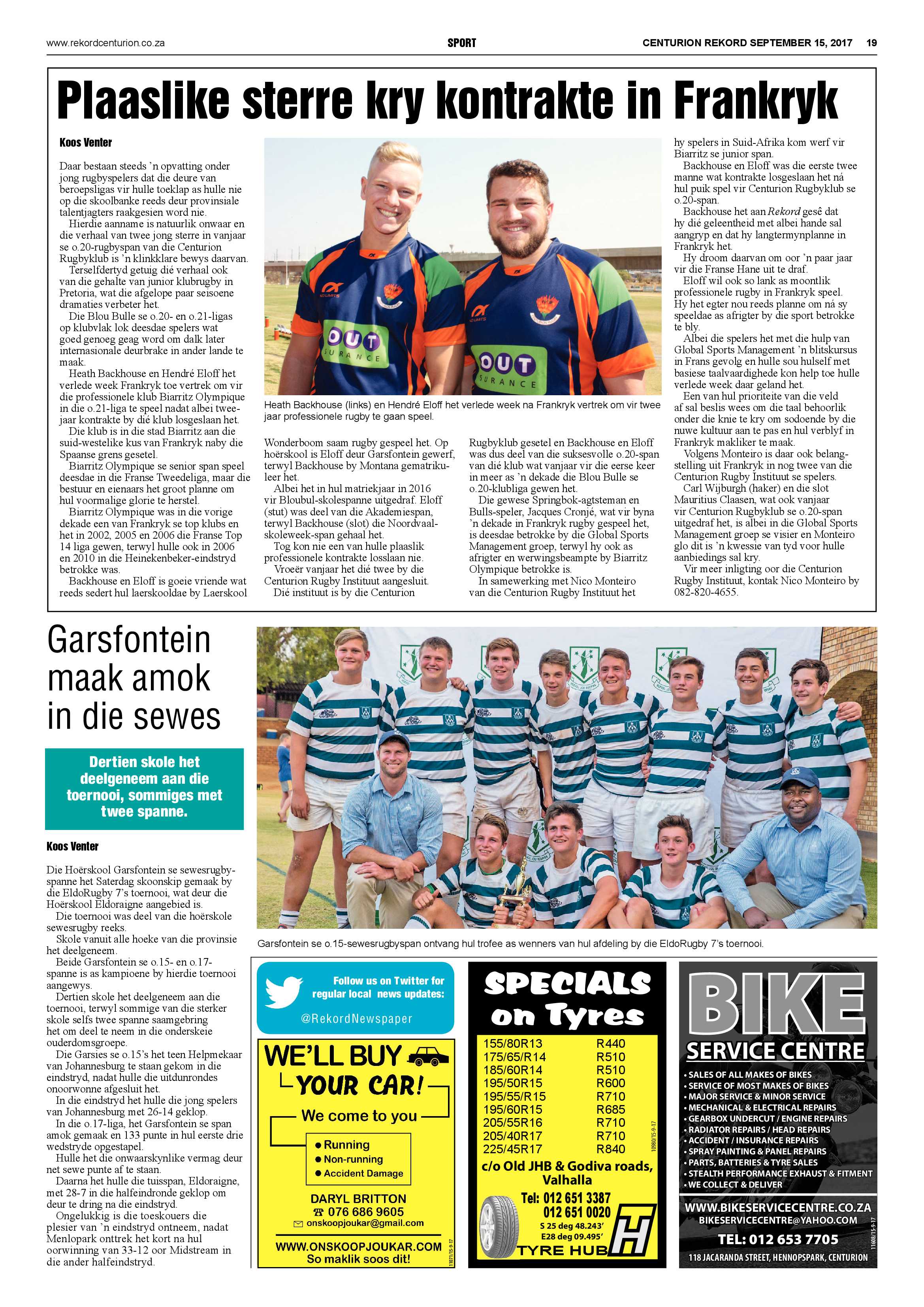 Rekord Centurion 15 September 2017 page 19