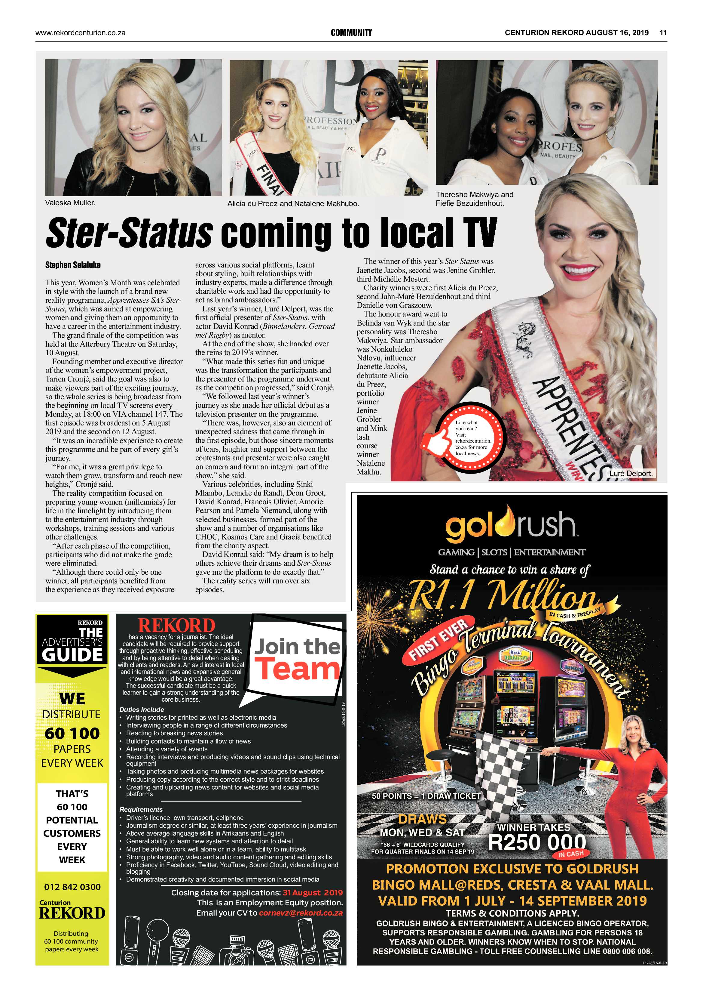 Rekord Centurion 16 August 2019 page 11