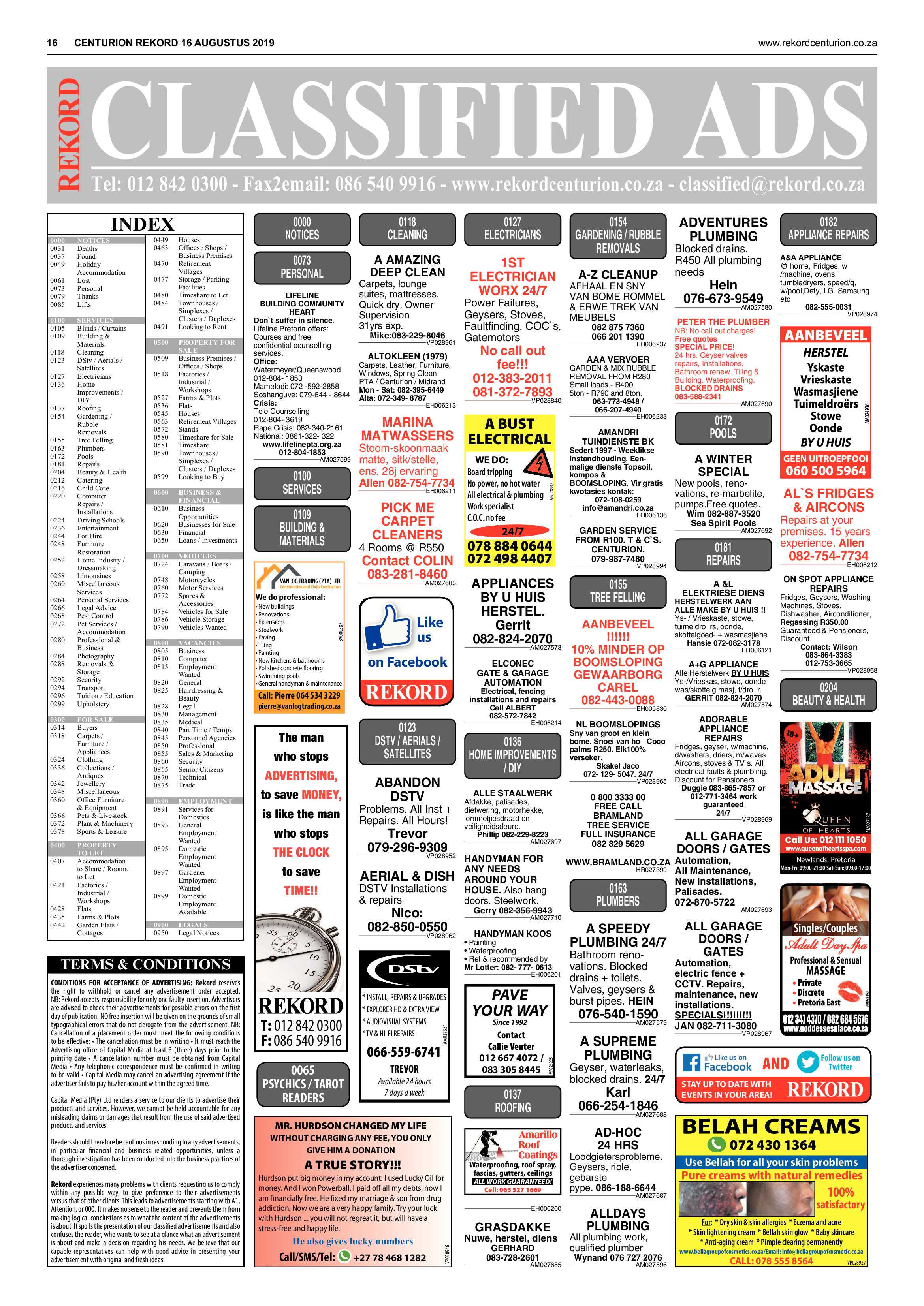 Rekord Centurion 16 August 2019 page 16
