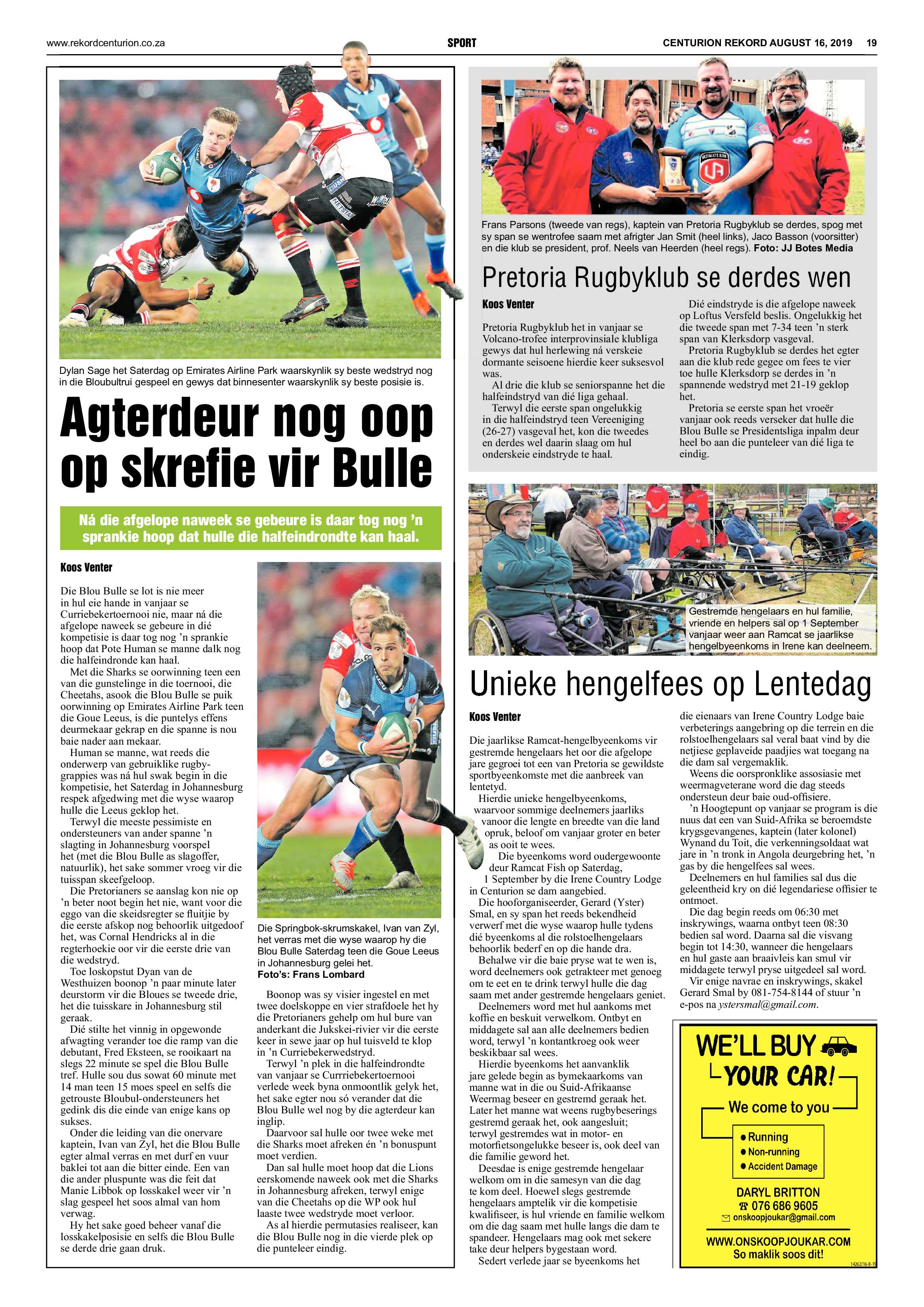 Rekord Centurion 16 August 2019 page 19