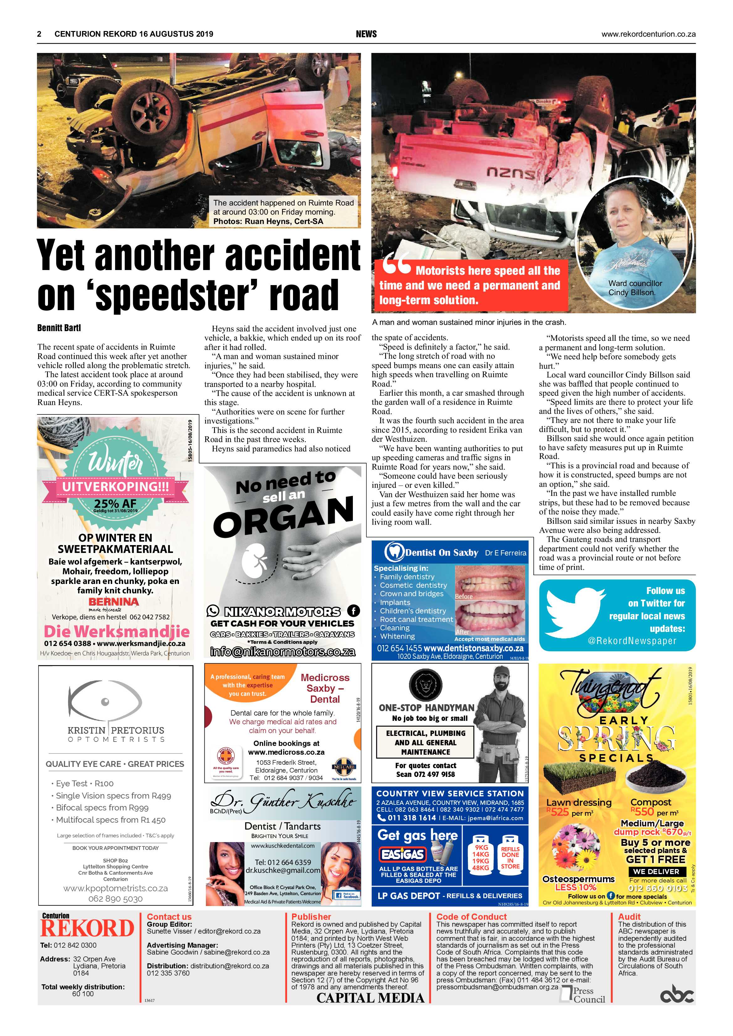 Rekord Centurion 16 August 2019 page 2