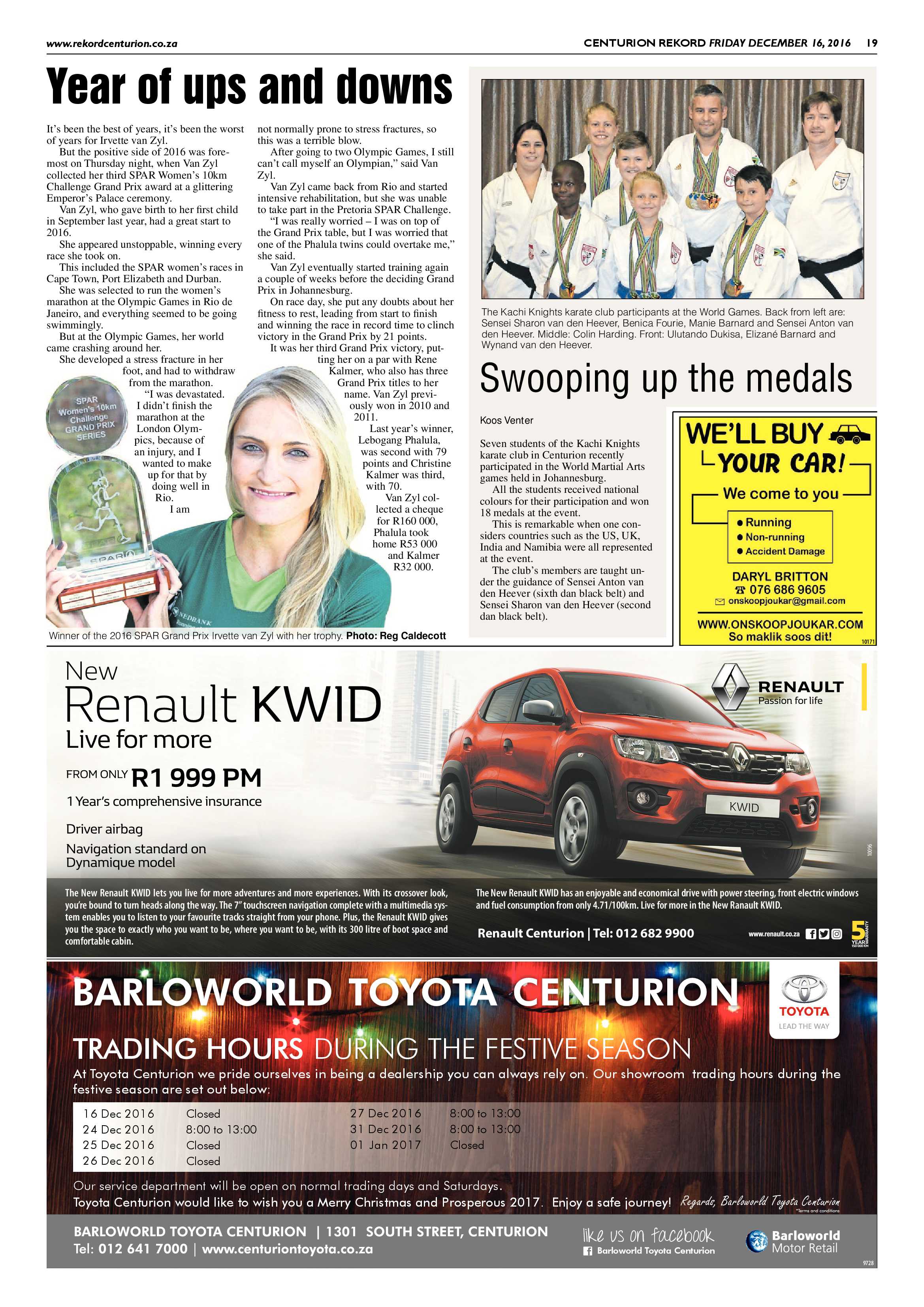 Rekord Centurion 16 December 2016 page 19