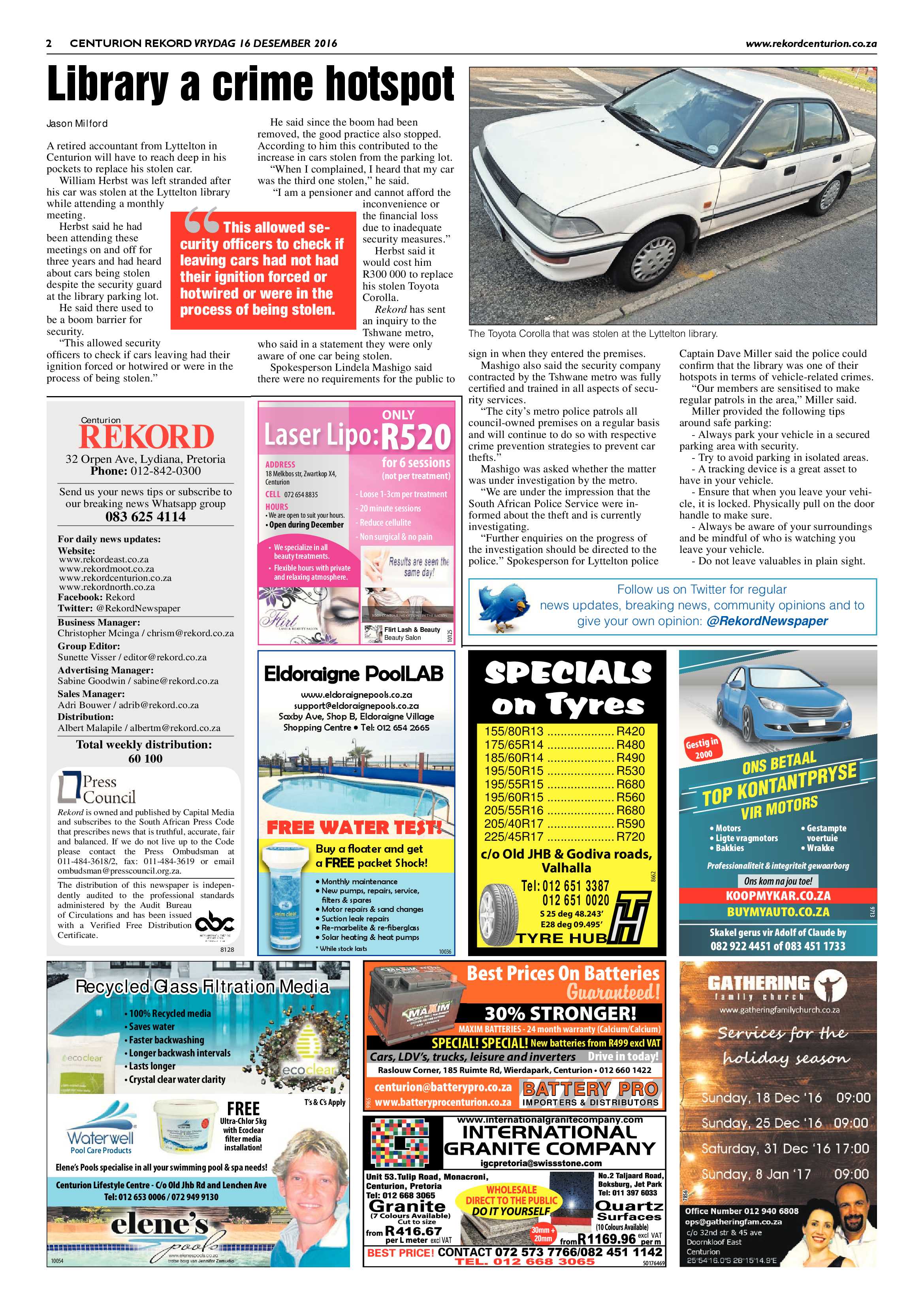 Rekord Centurion 16 December 2016 page 2