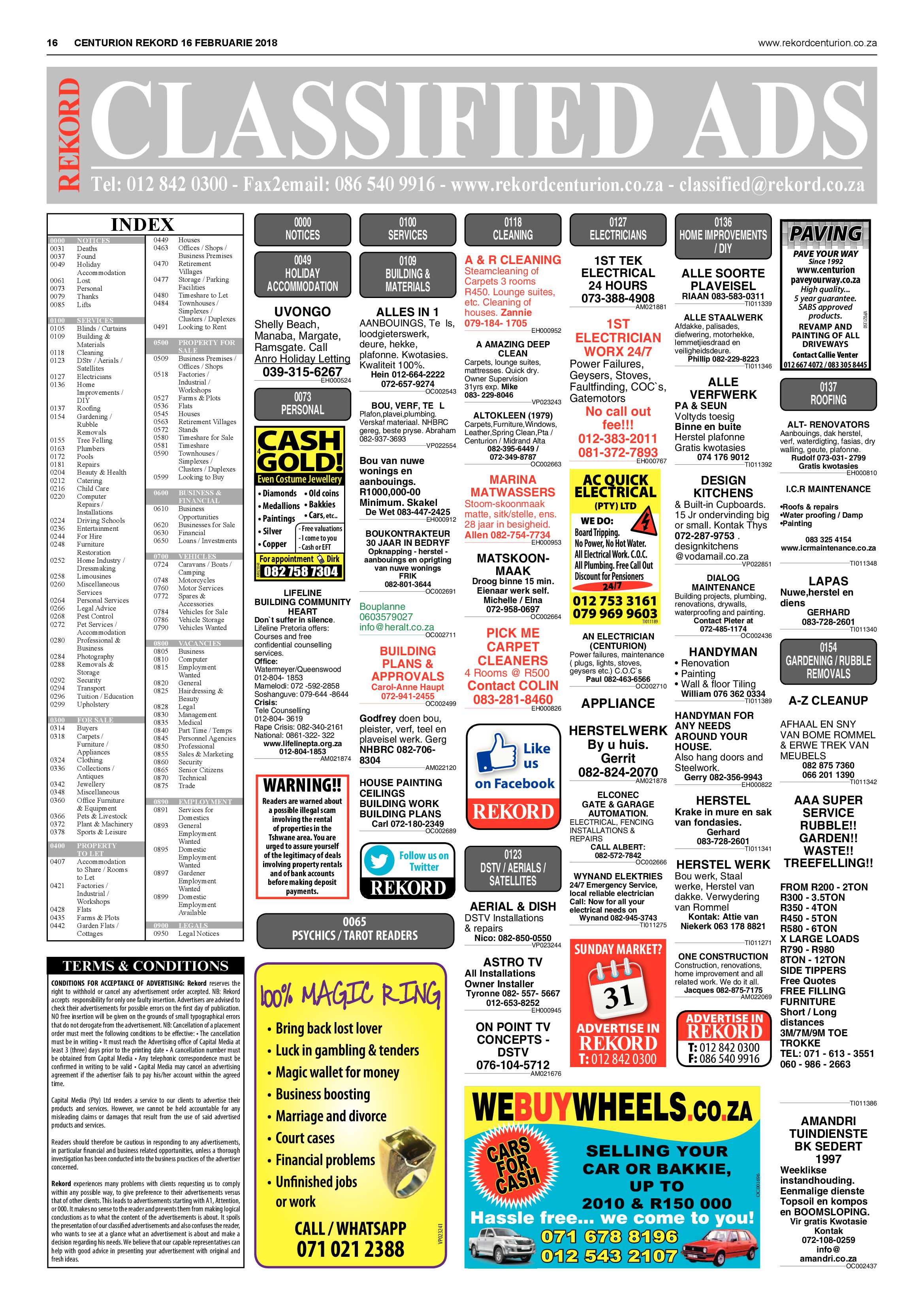 Rekord Centurion 16 February 2018 page 16