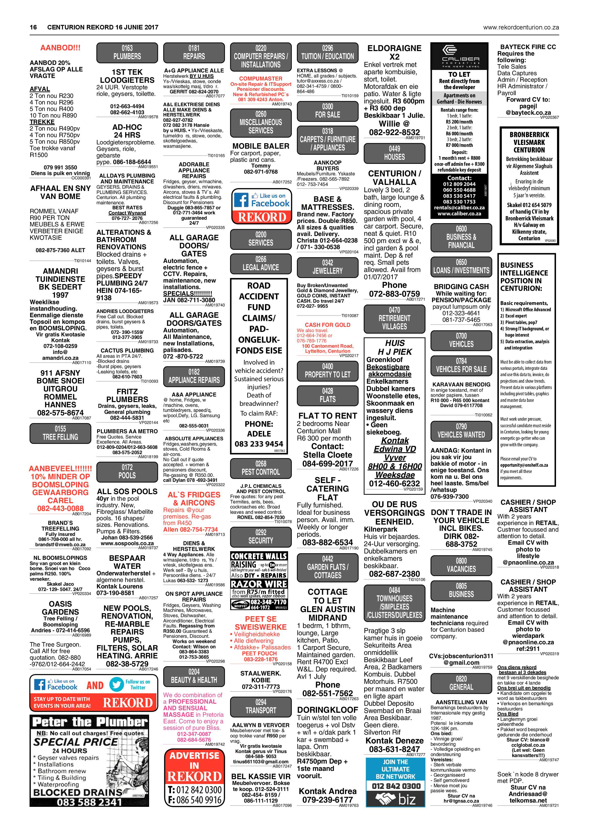 Rekord Centurion 16 June 2017 page 16