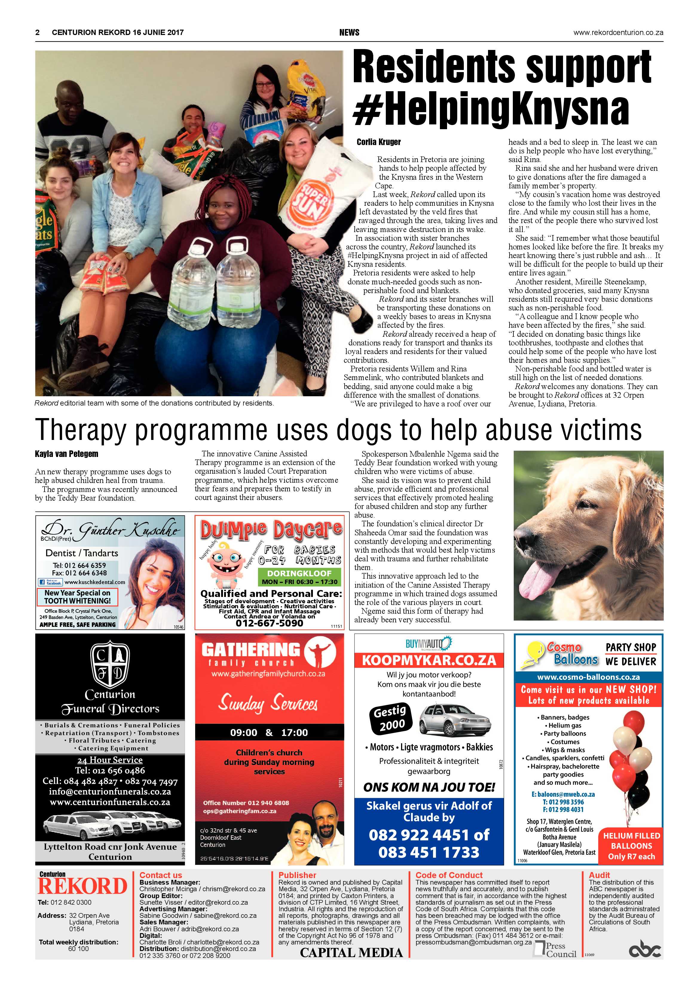 Rekord Centurion 16 June 2017 page 2