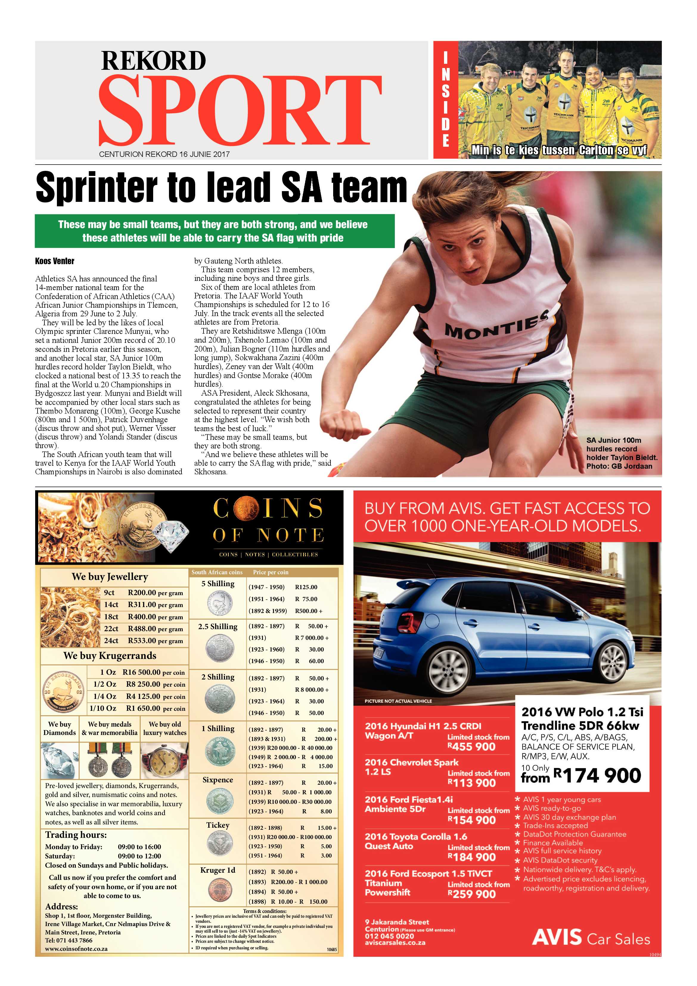 Rekord Centurion 16 June 2017 page 20