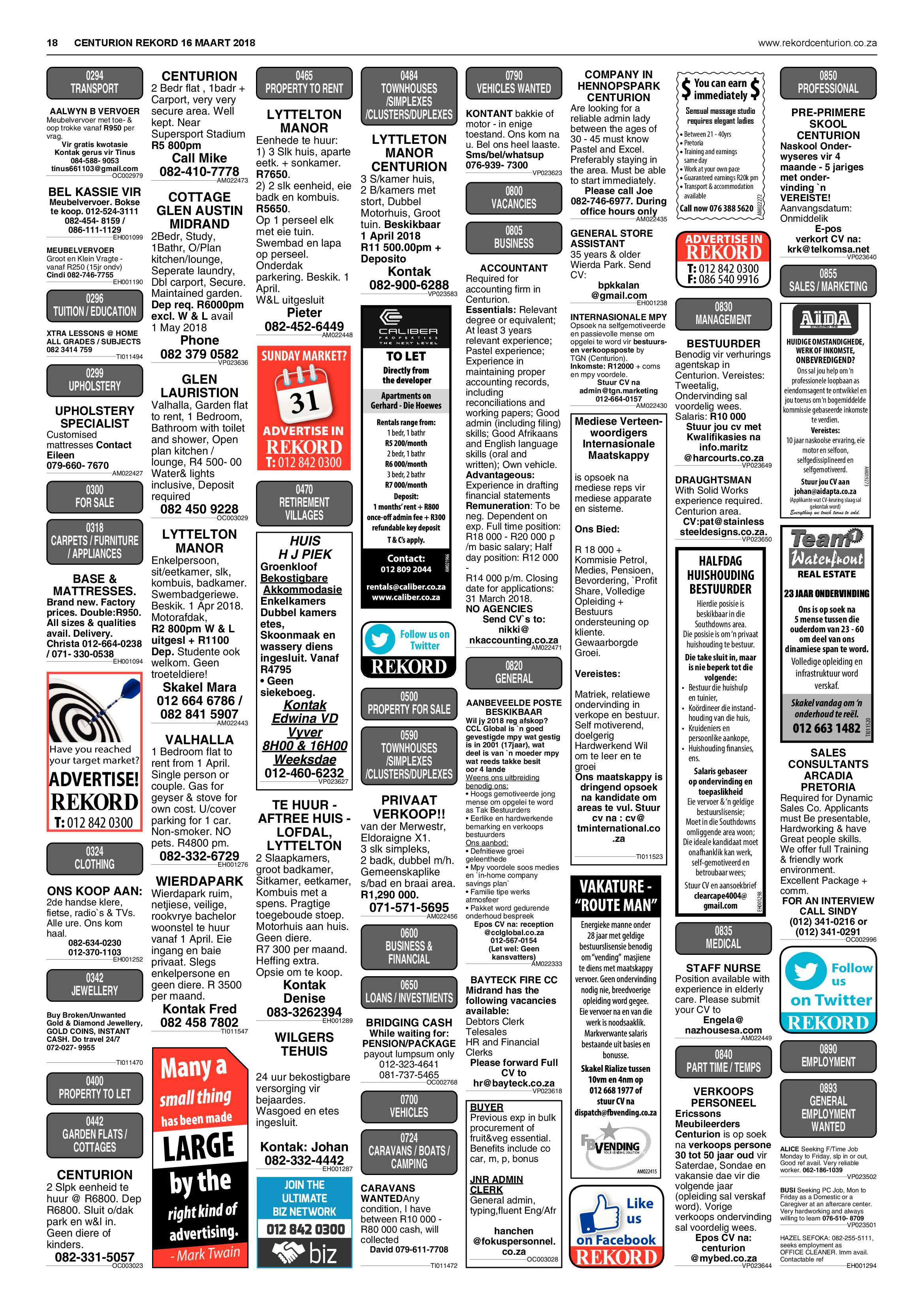 Rekord Centurion 16 March 2018 page 18