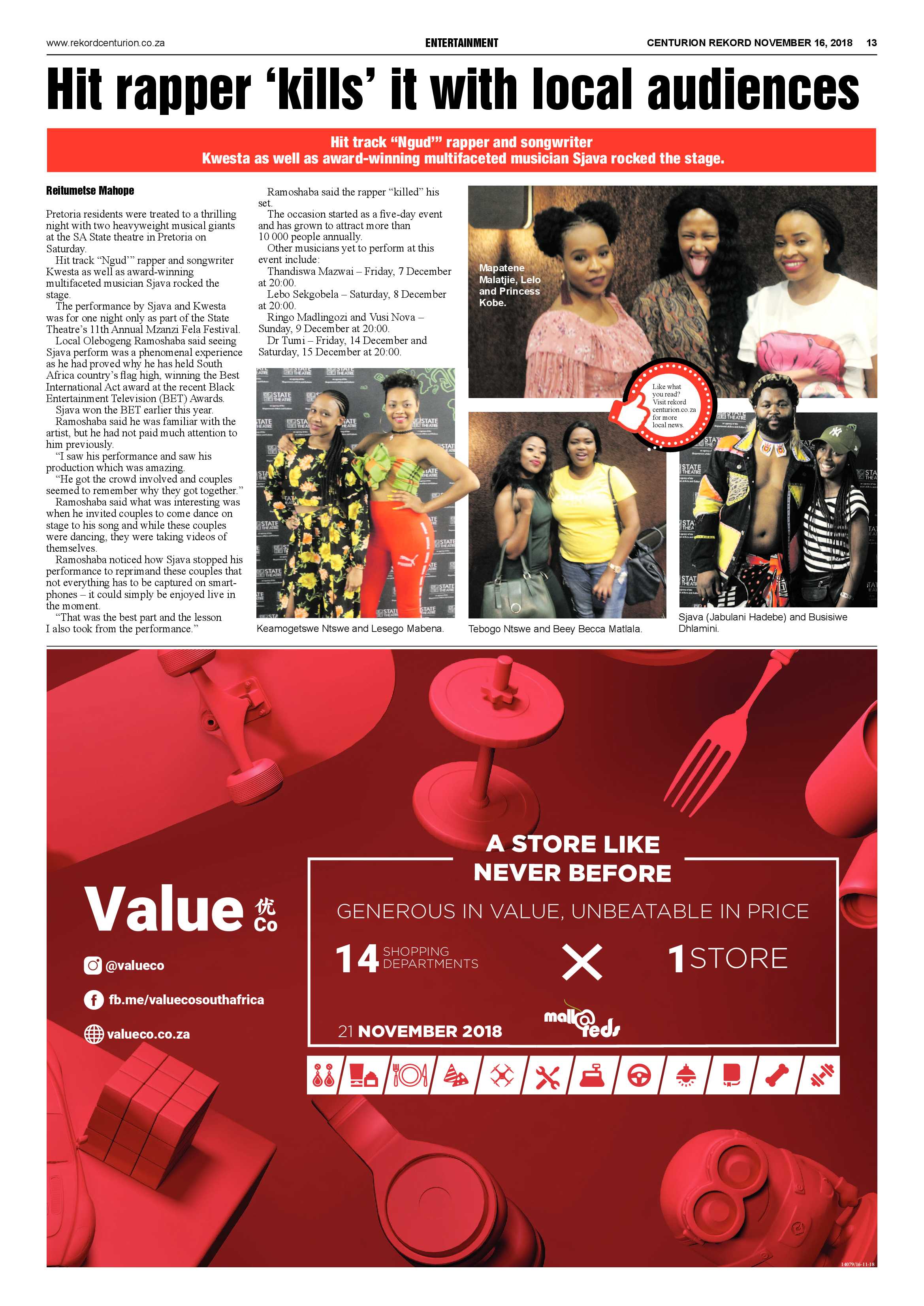 Rekord Centurion 16 November 2018 page 13