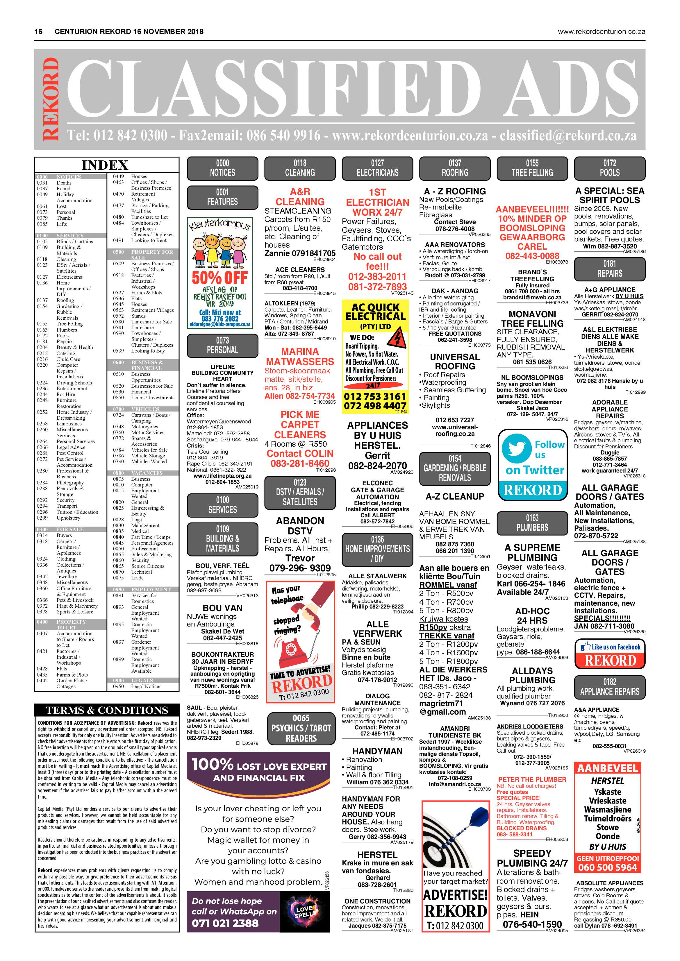 Rekord Centurion 16 November 2018 page 16