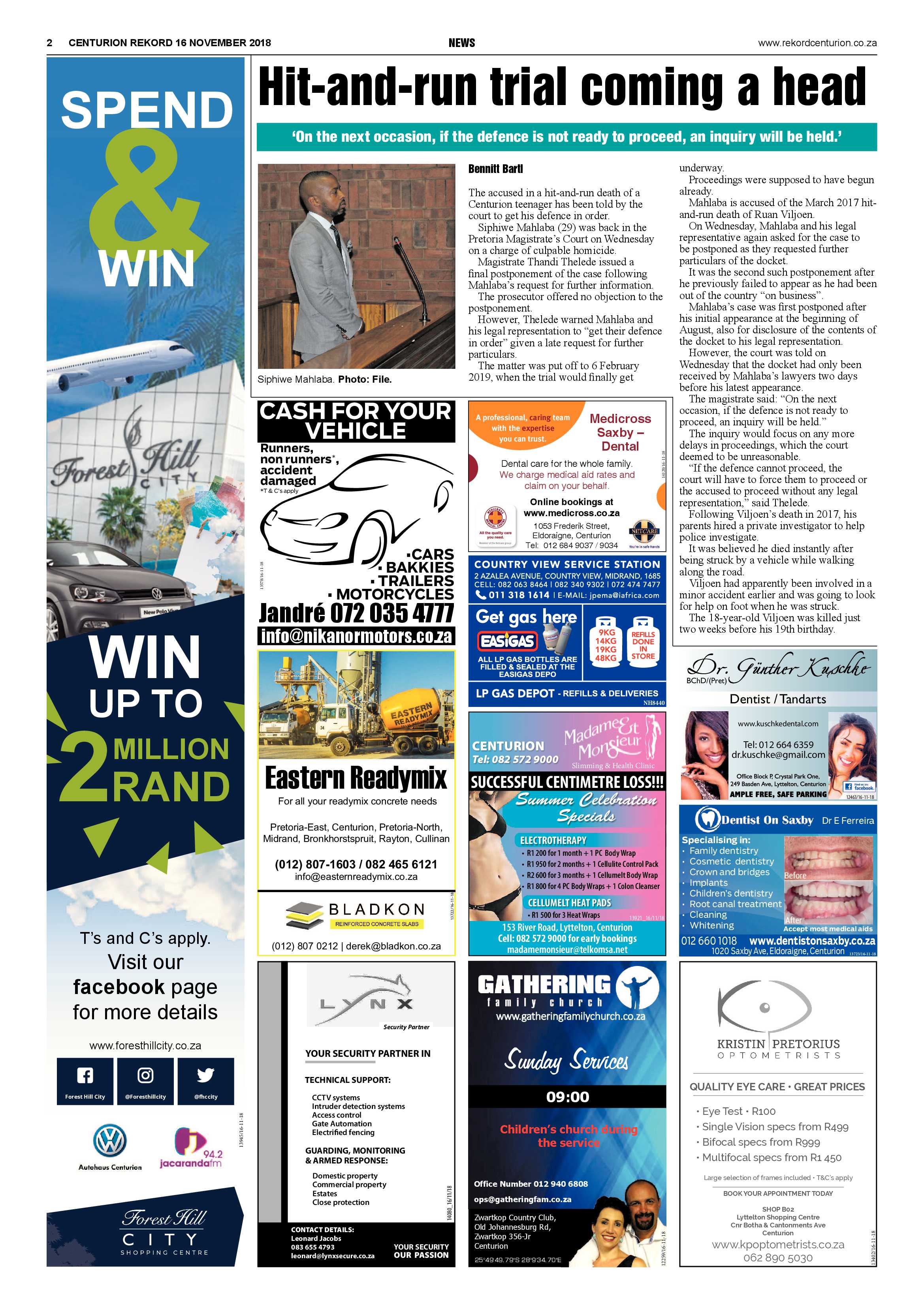 Rekord Centurion 16 November 2018 page 2
