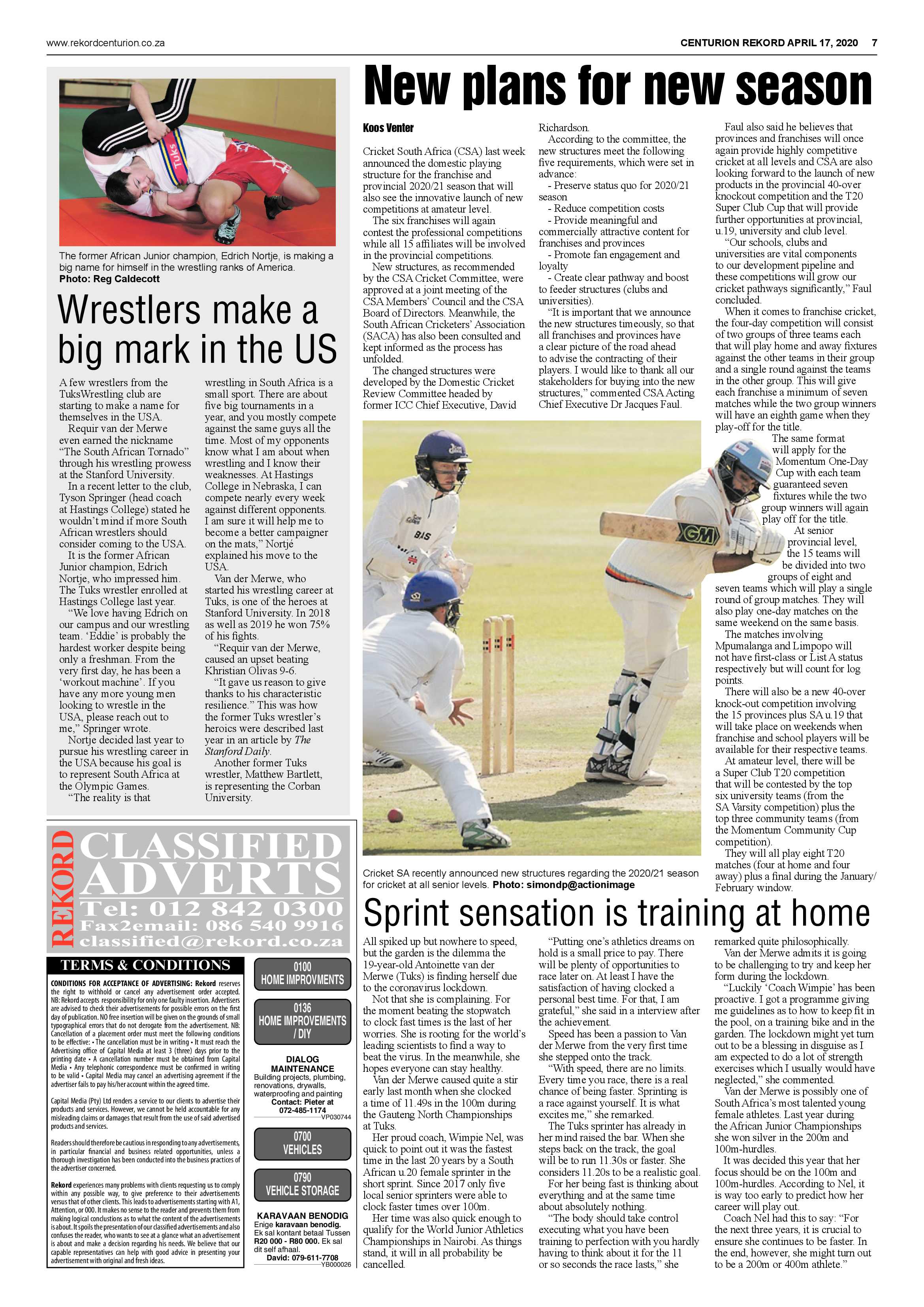 Rekord Centurion 17 April 2020 page 7
