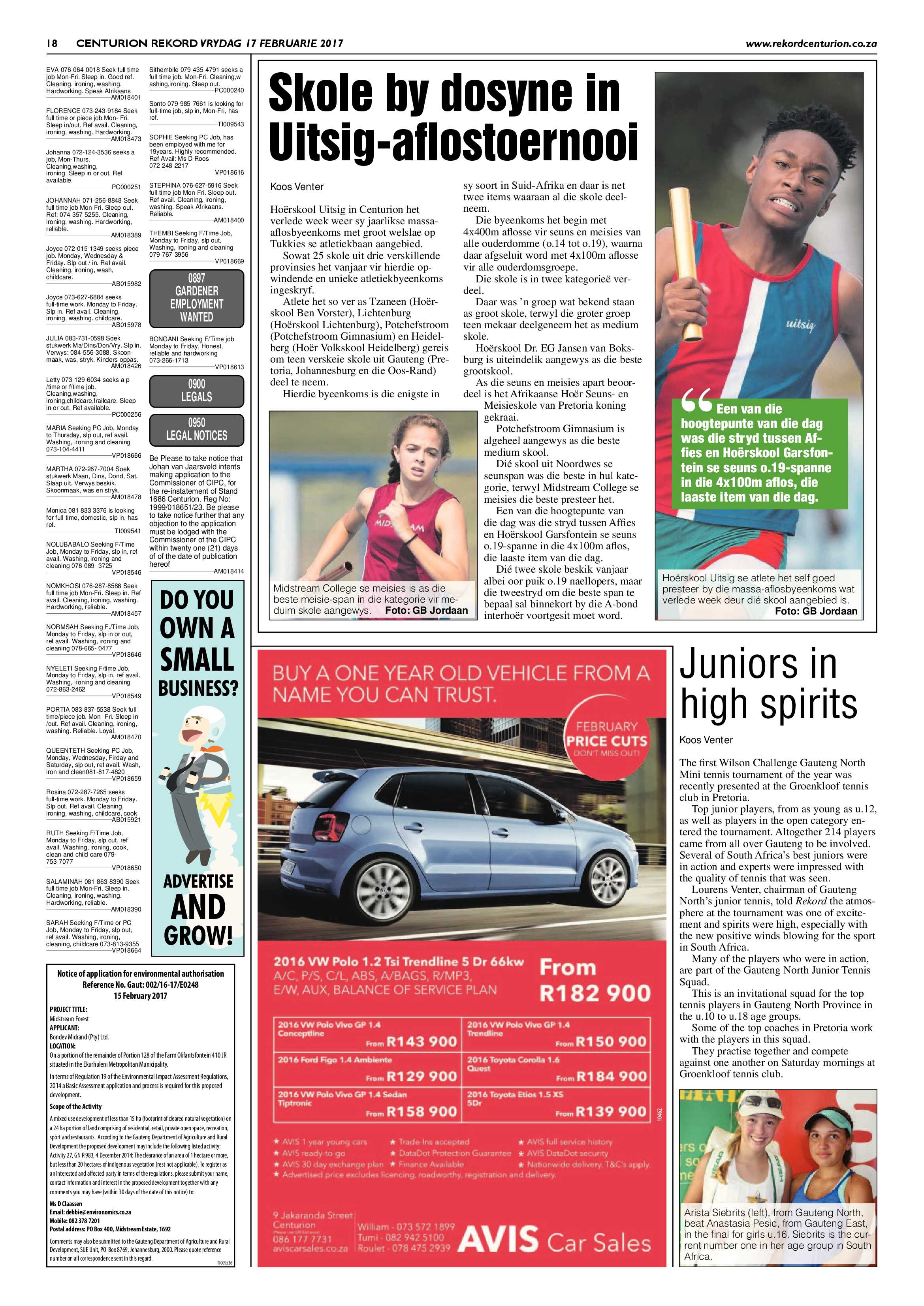 Rekord Centurion 17 February 2017 page 18