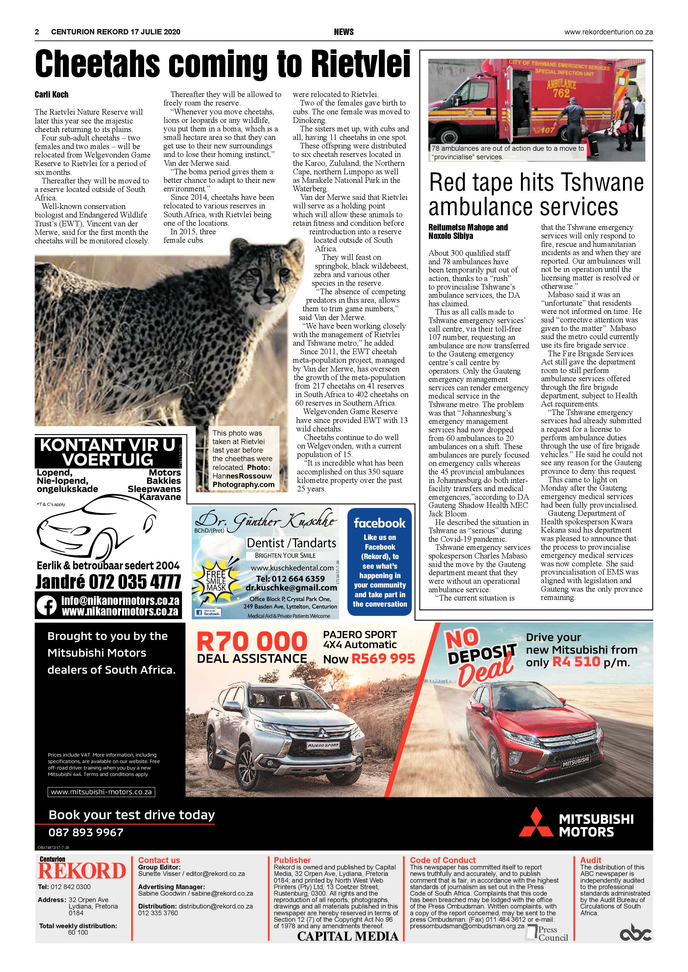 Rekord Centurion 17 July 2020 page 2