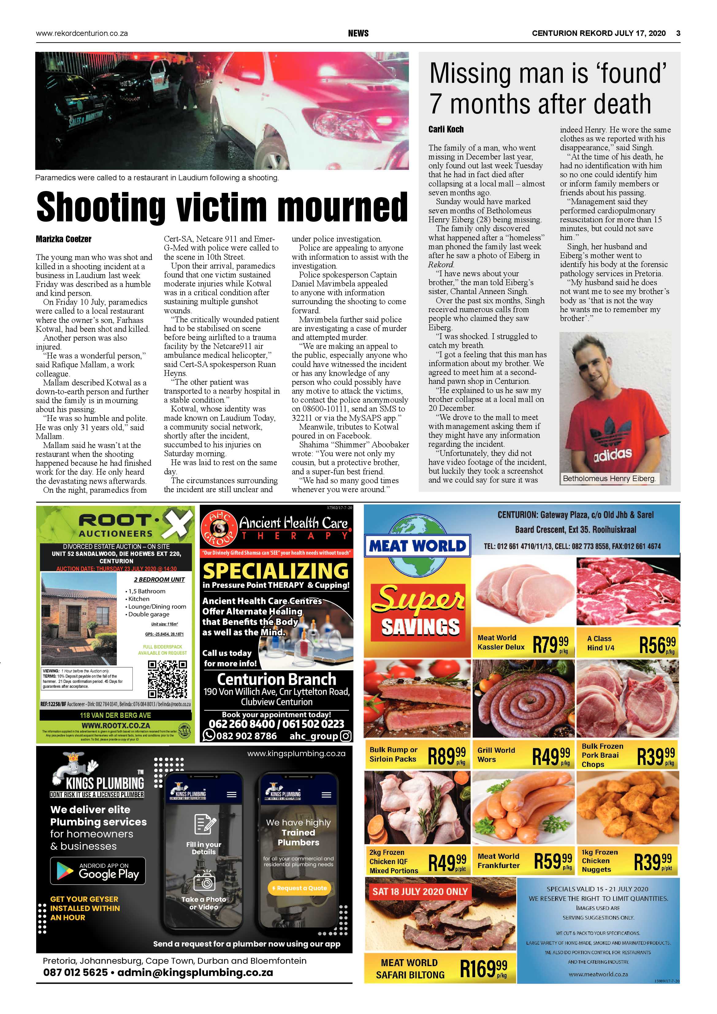 Rekord Centurion 17 July 2020 page 3