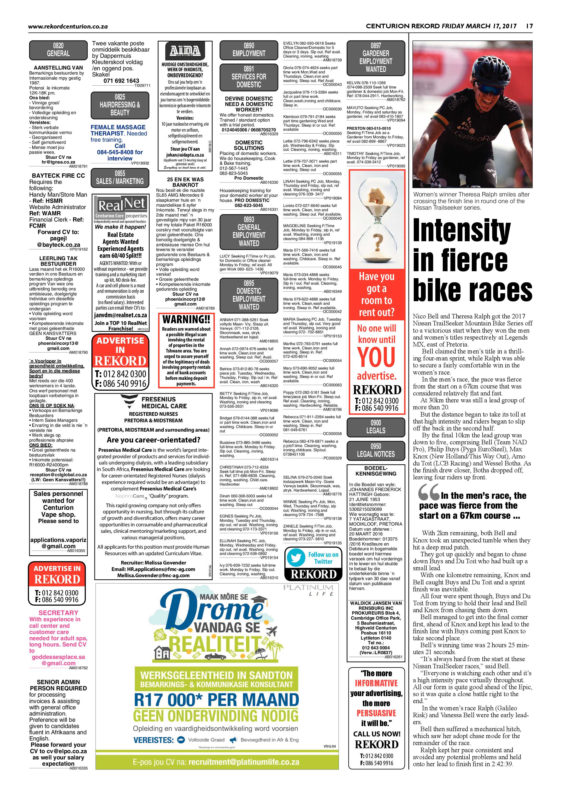 Rekord Centurion 17 March 2017 page 17