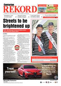 Rekord Centurion 17 March 2017