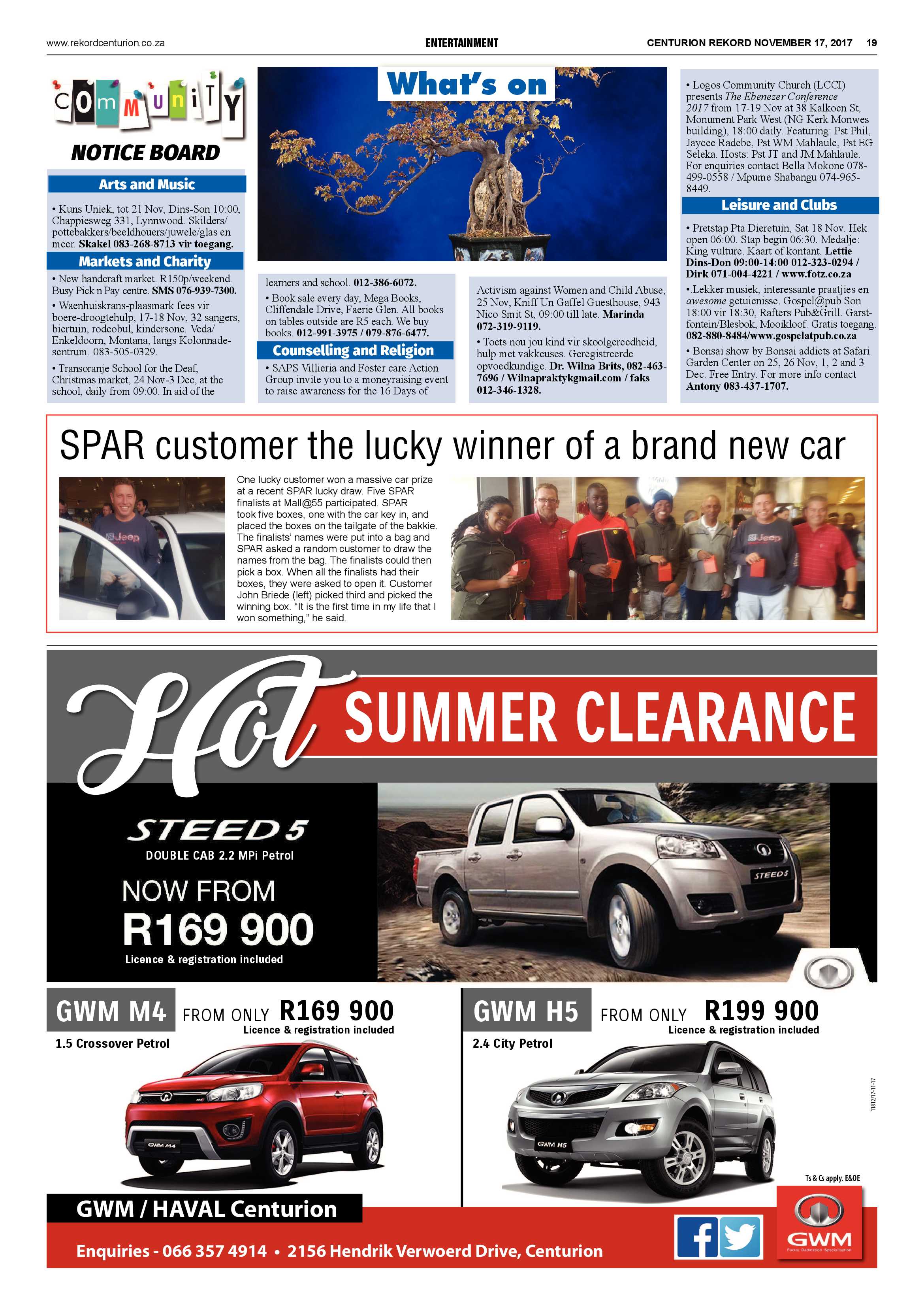 Rekord Centurion 17 November 2017 page 19