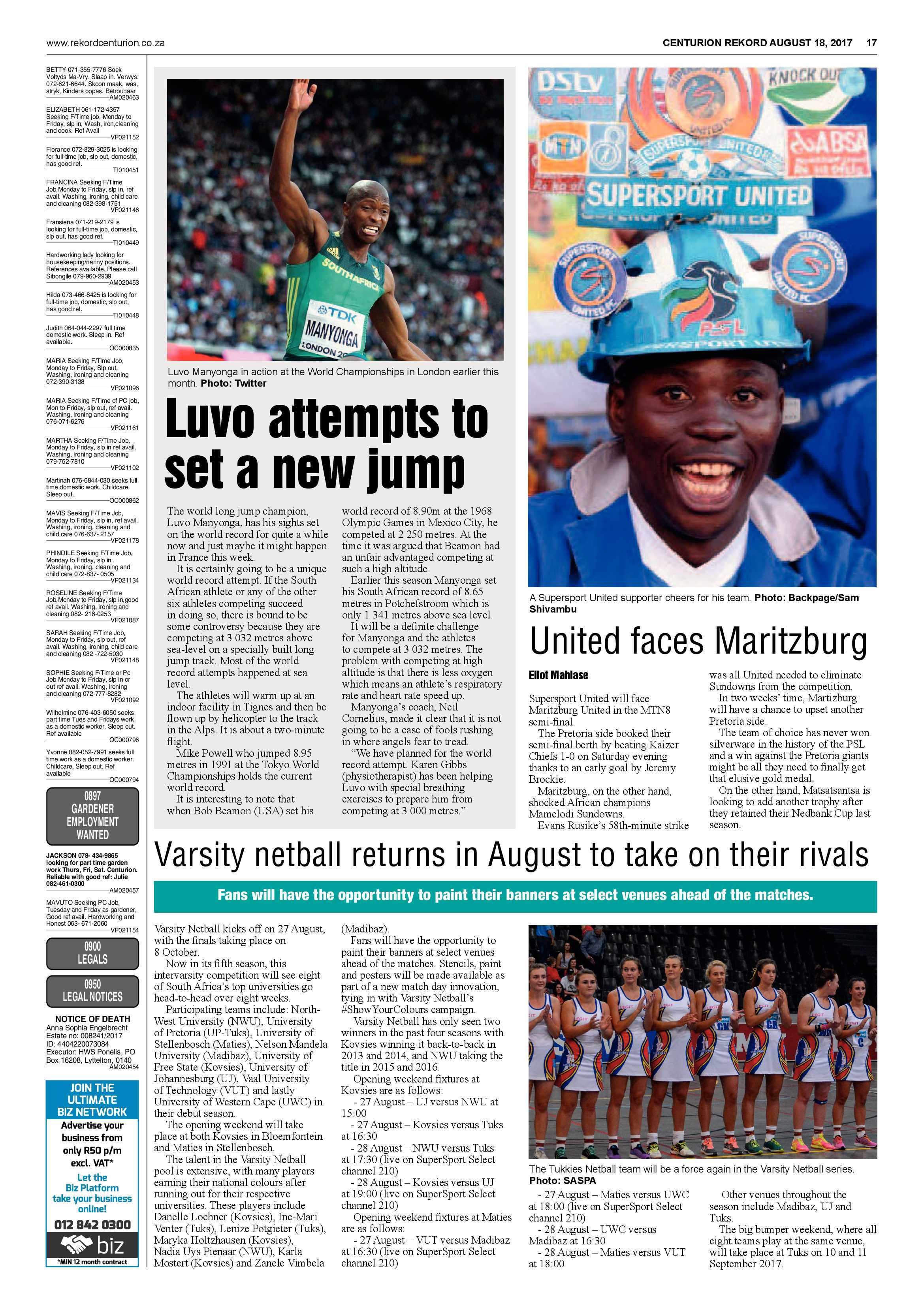 Rekord Centurion 18 August 2017 page 17