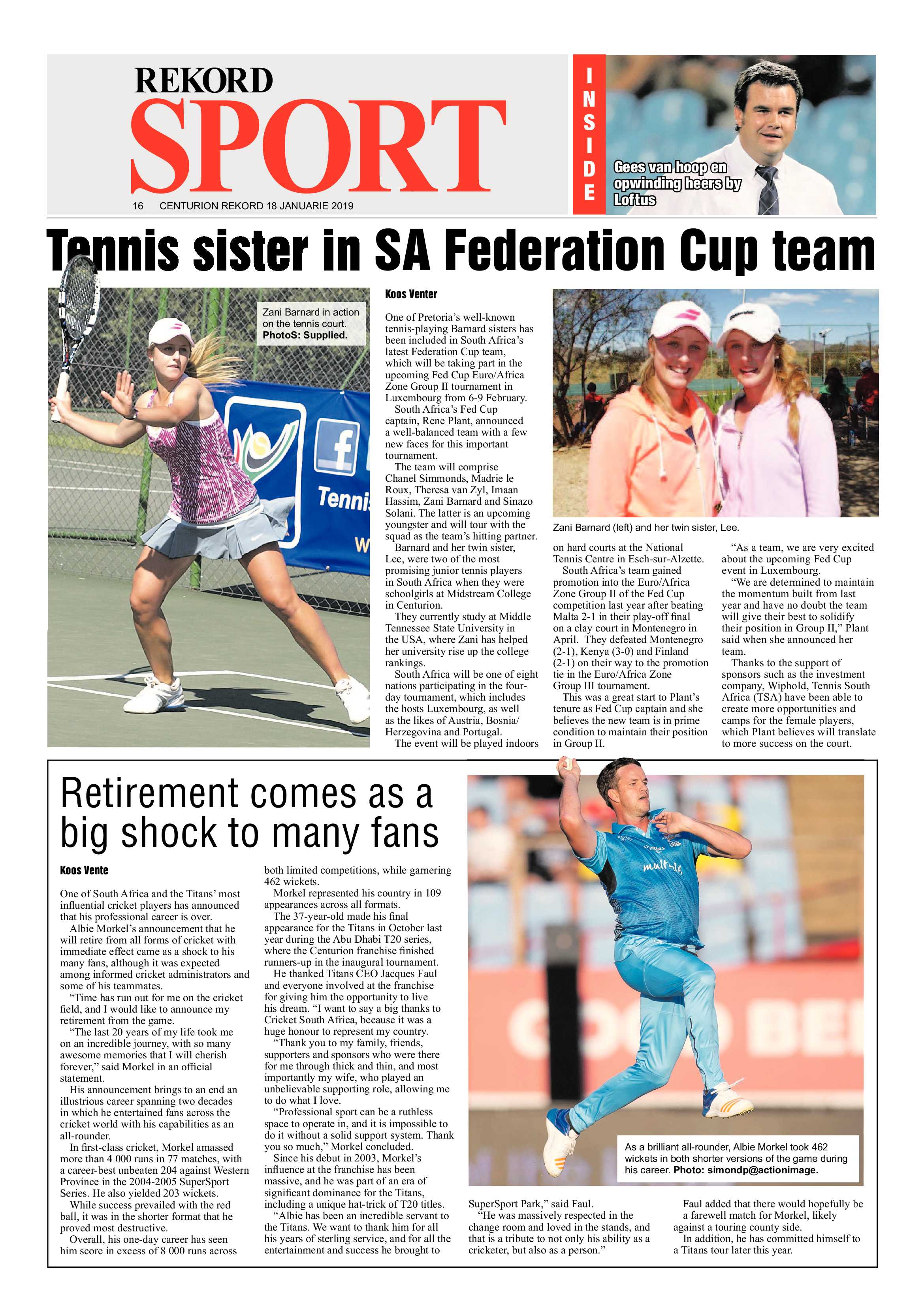 Rekord Centurion 18 January 2019 page 16