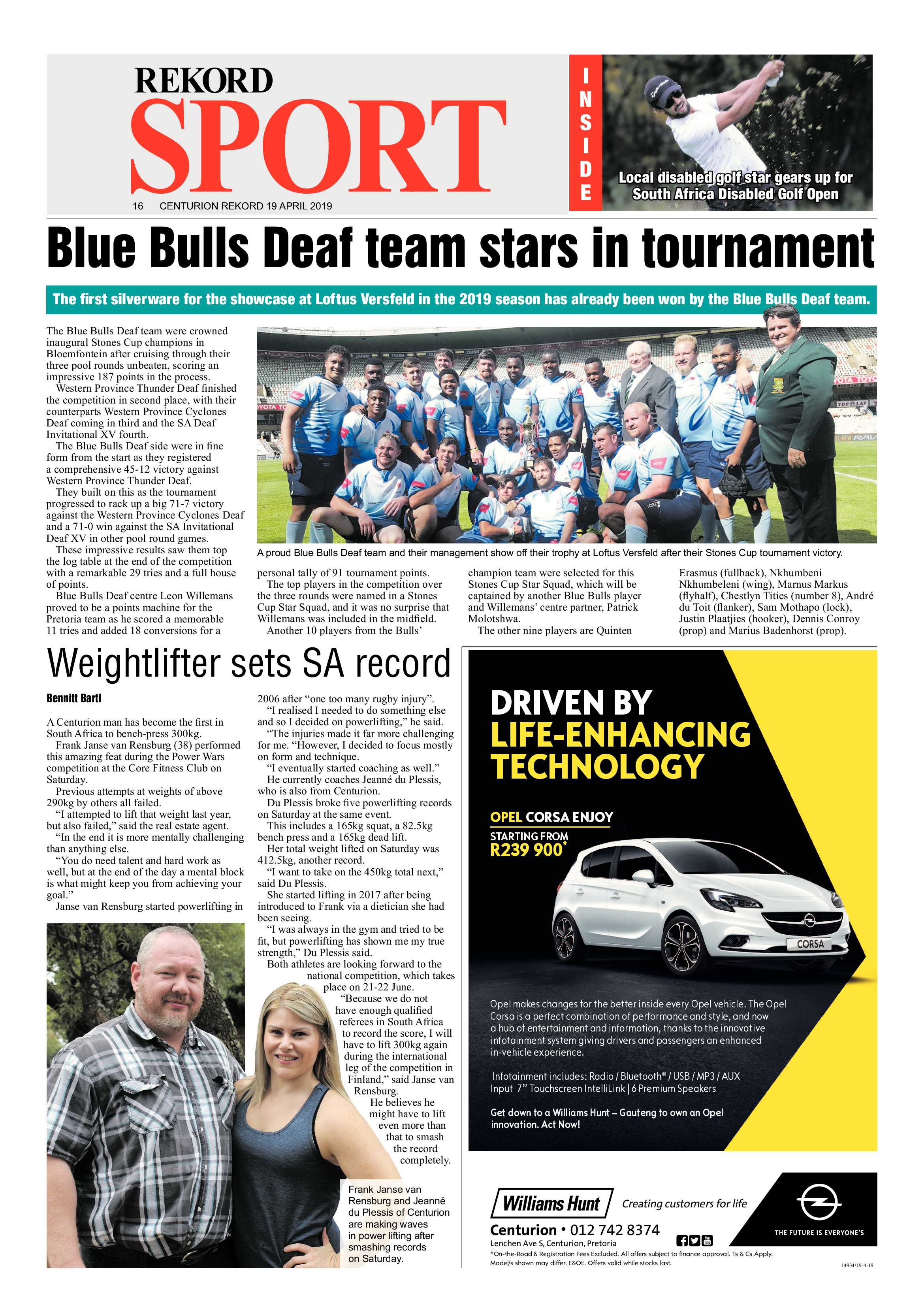 Rekord Centurion 19 April 2019 page 16