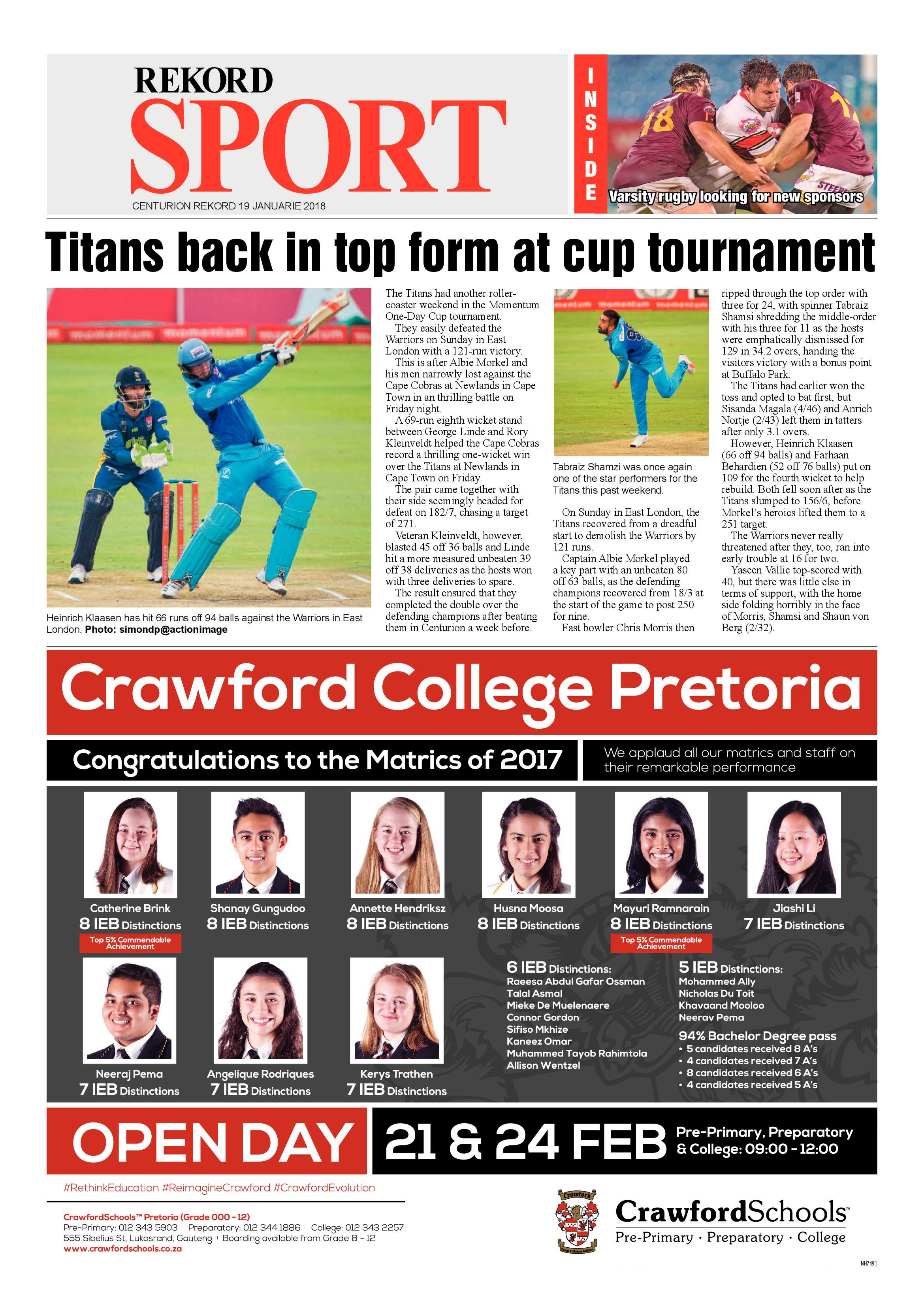 Rekord Centurion 19 January 2018 page 16