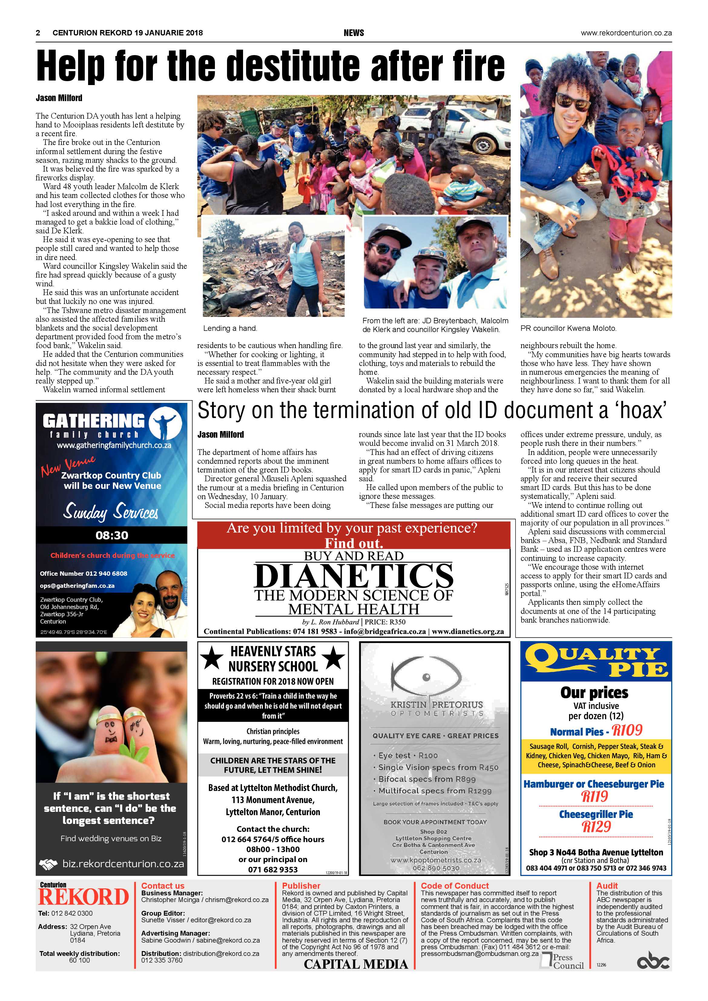 Rekord Centurion 19 January 2018 page 2