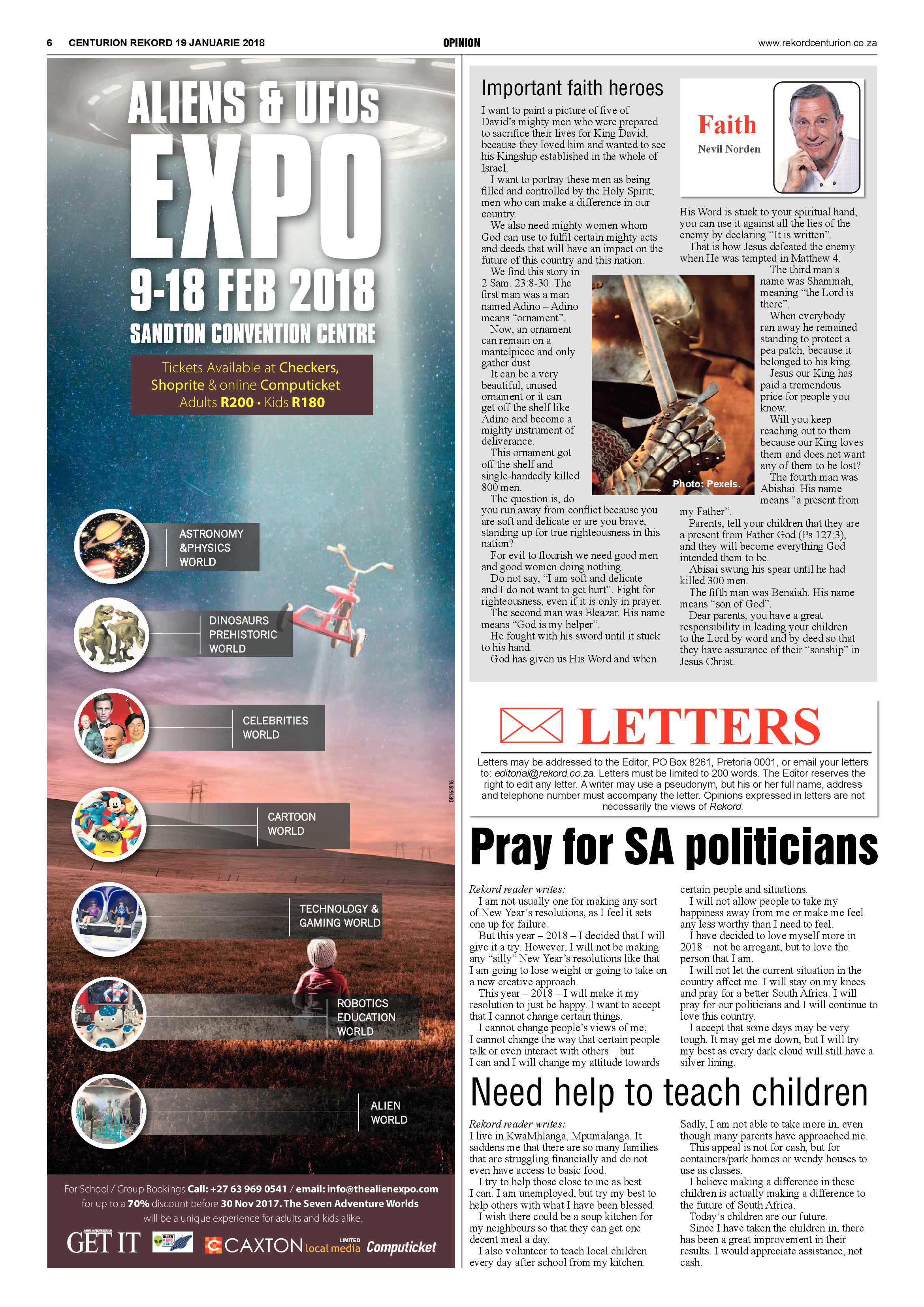Rekord Centurion 19 January 2018 page 6
