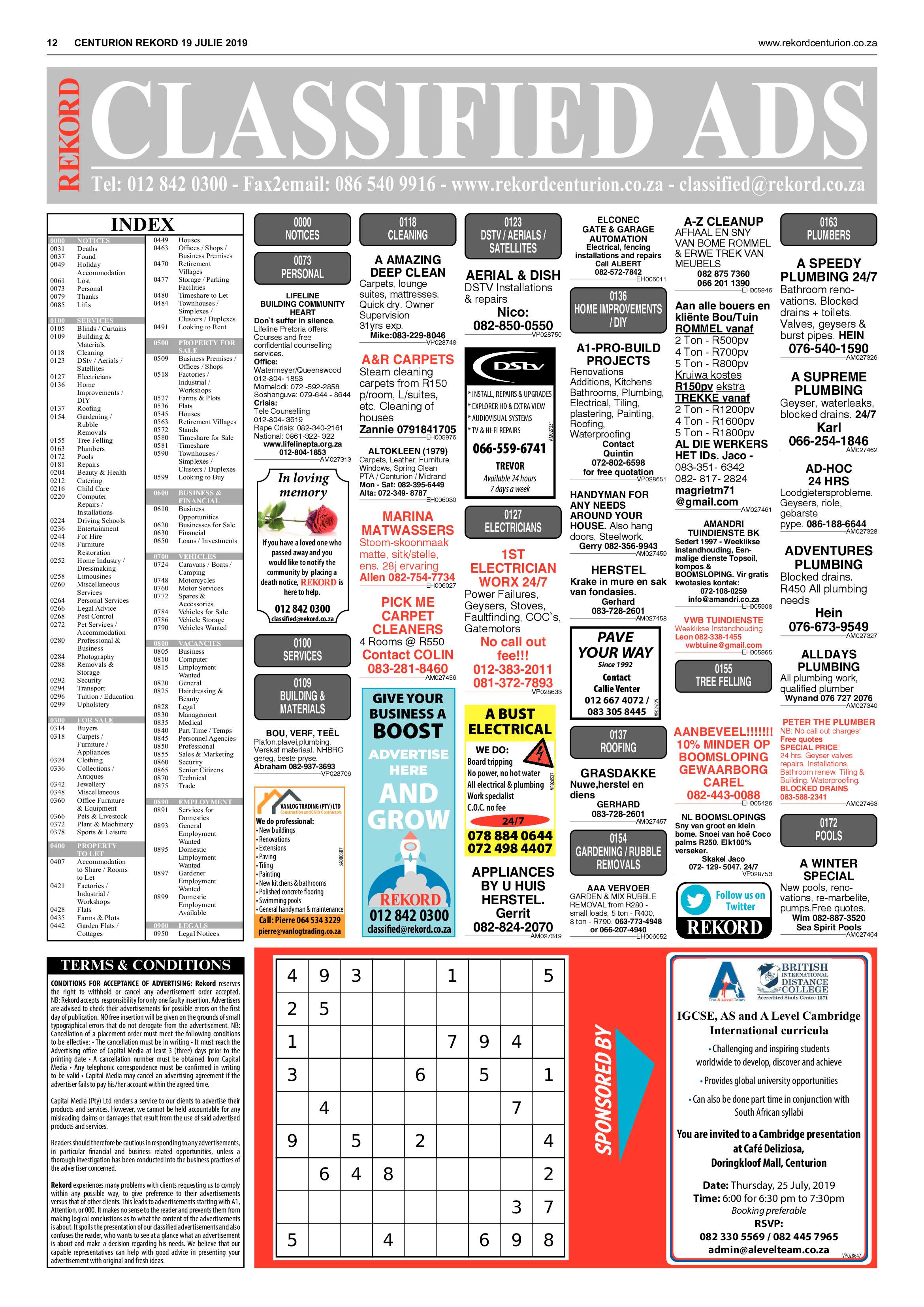 Rekord Centurion 19 July 2019 page 12