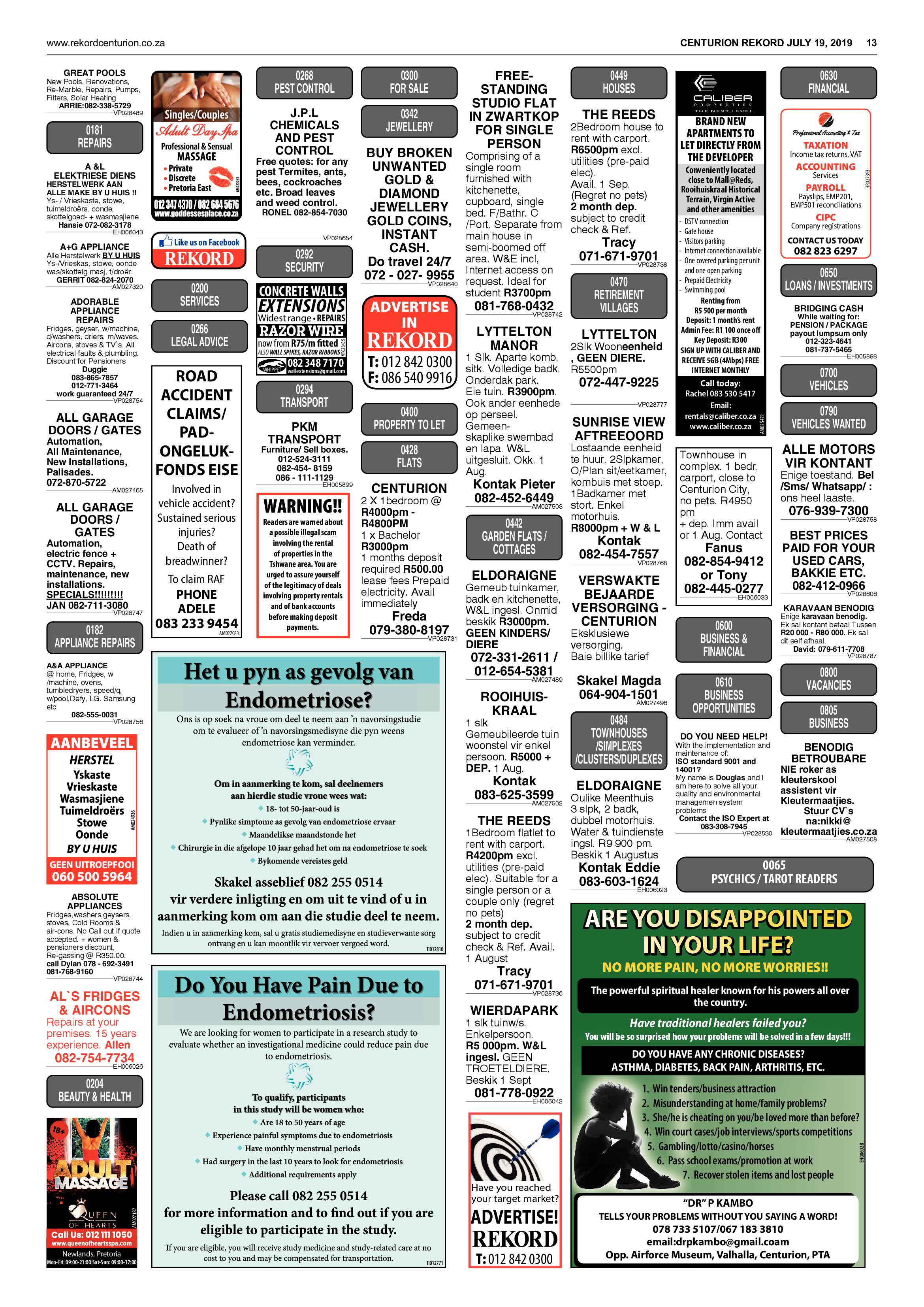 Rekord Centurion 19 July 2019 page 13