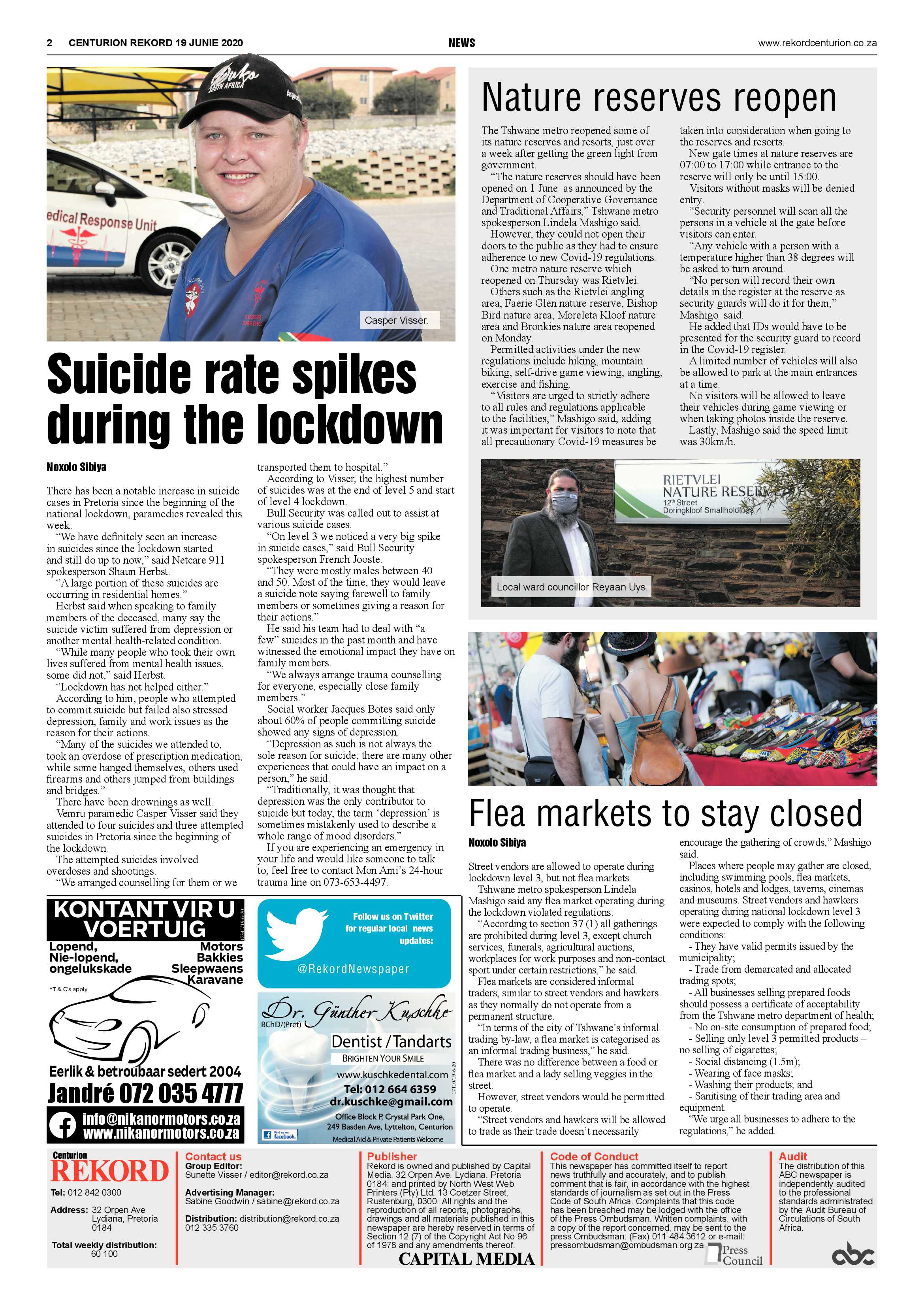 Rekord Centurion 19 June 2020 page 2