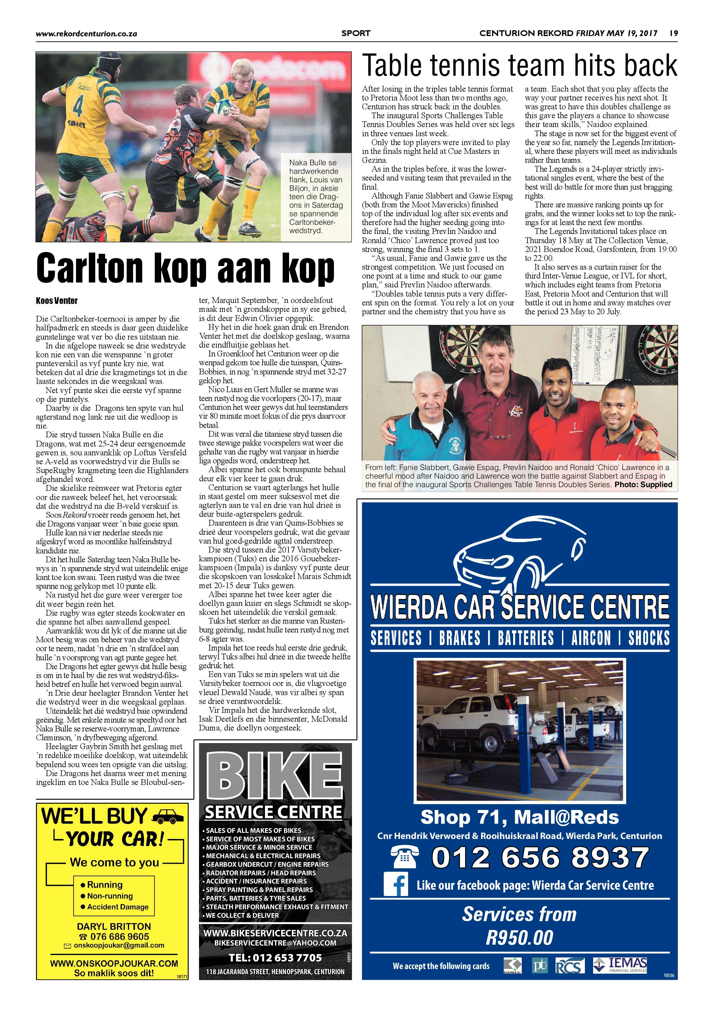 Rekord Centurion 19 May 2017 page 19