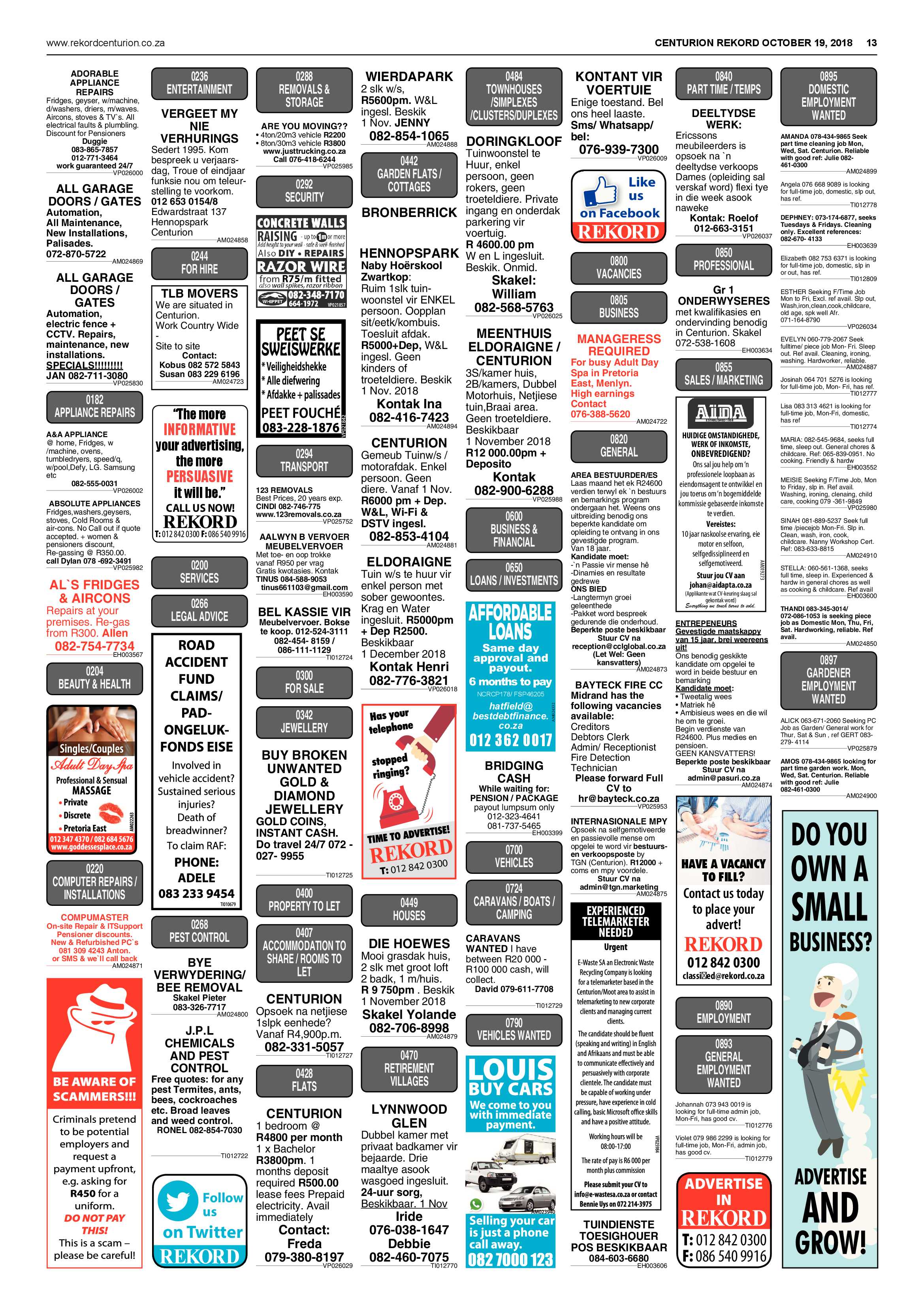 Rekord Centurion 19 October 2018 page 13