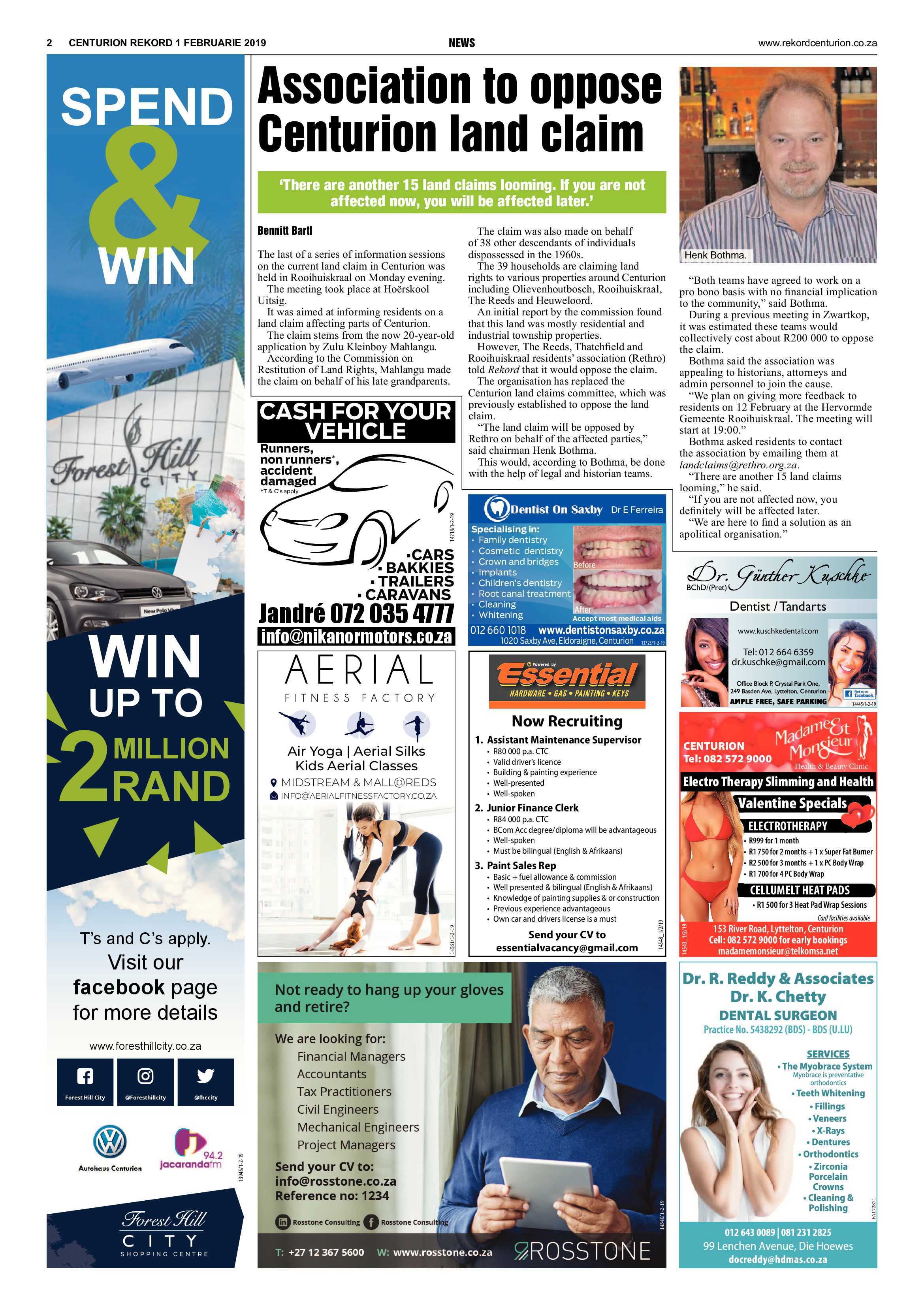 Rekord Centurion 1 February 2019 page 2