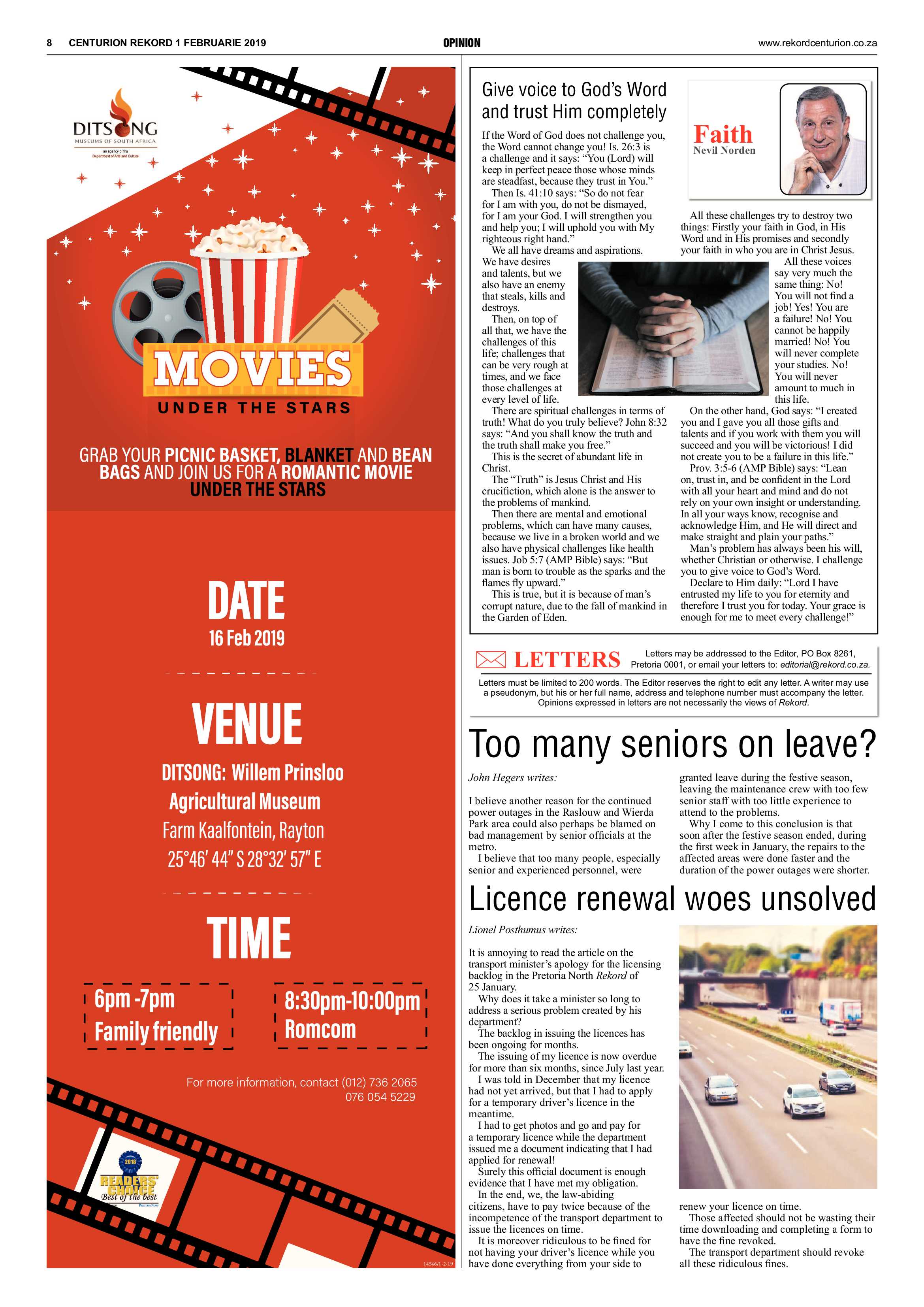 Rekord Centurion 1 February 2019 page 8