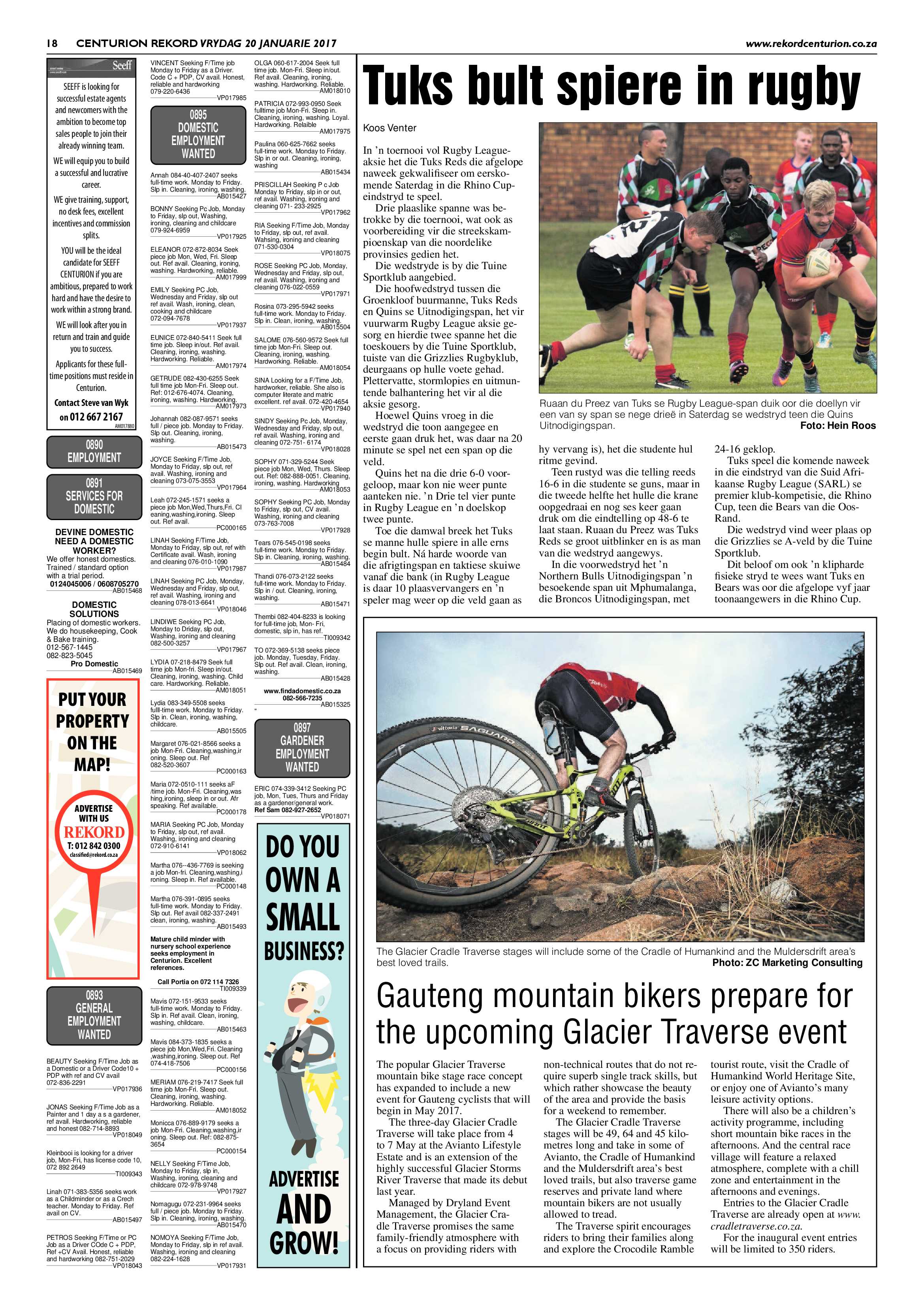 Rekord Centurion 20 January 2017 page 18