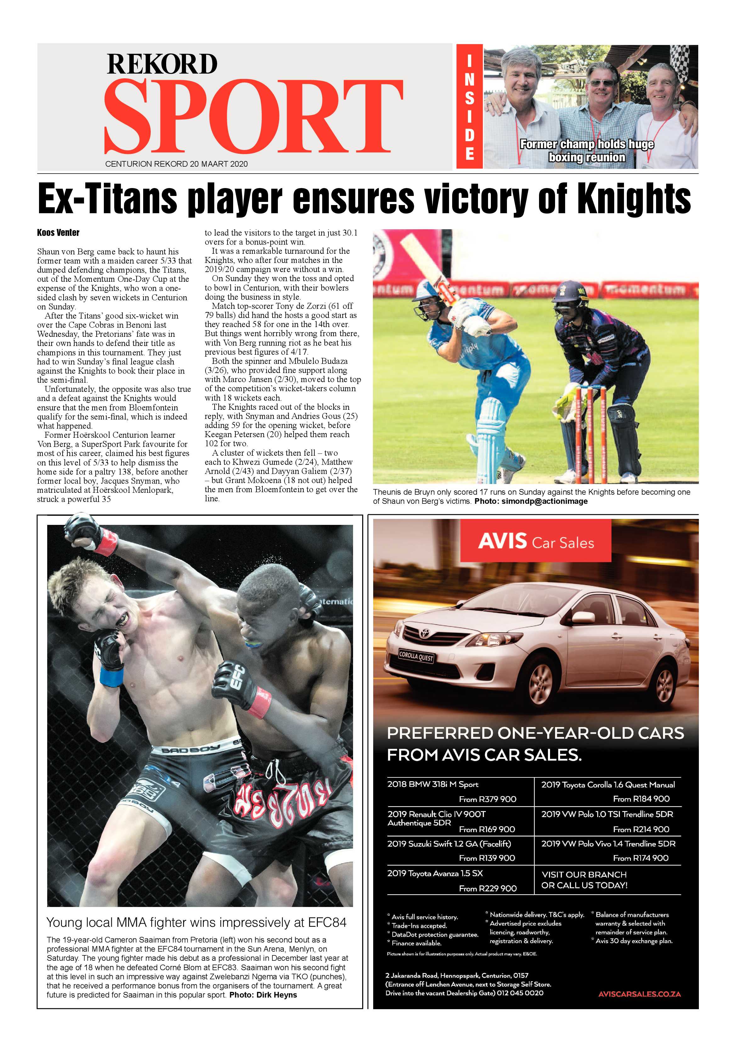 Rekord Centurion 20 March 2020 page 24