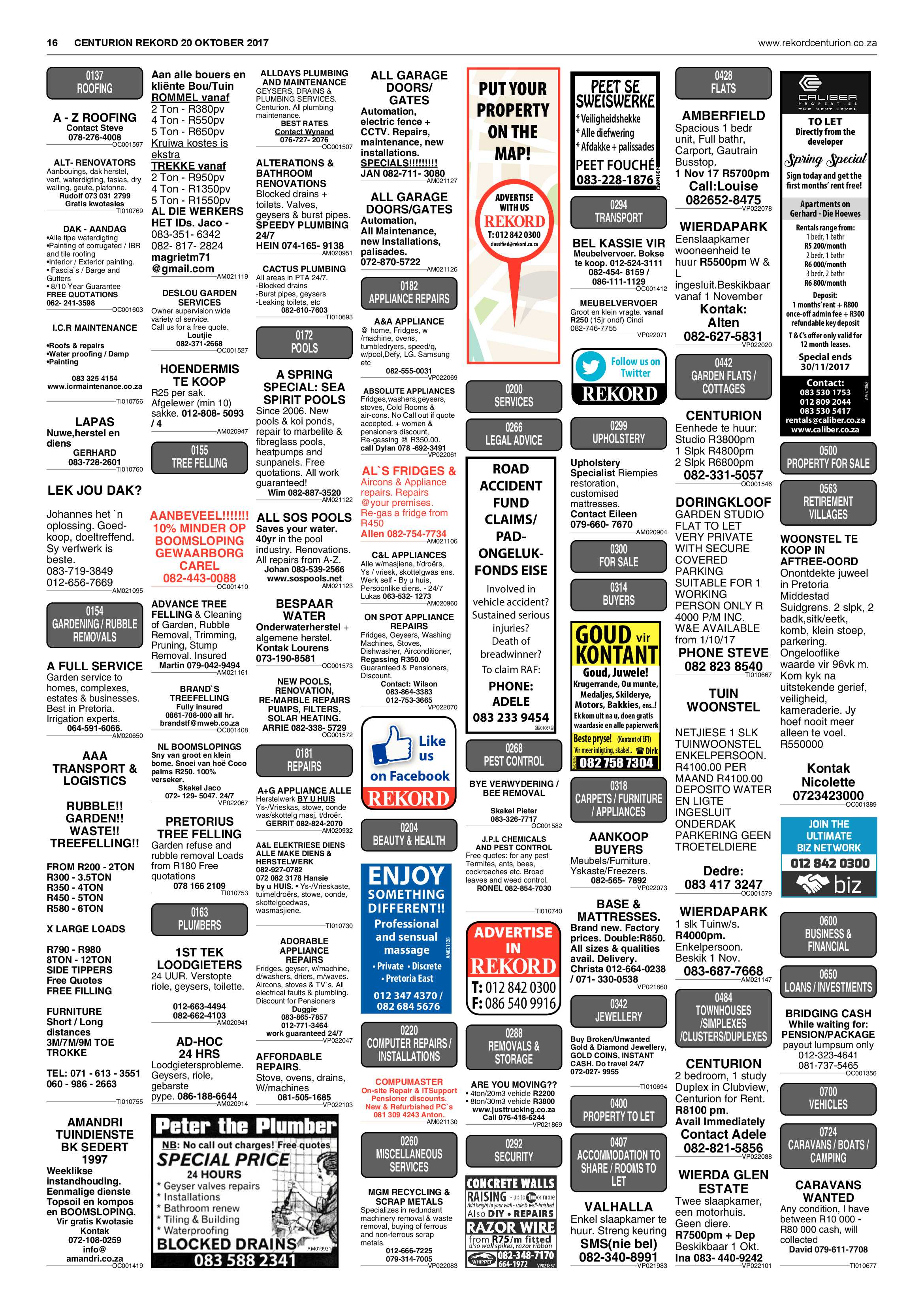Rekord Centurion 20 October 2017 page 16