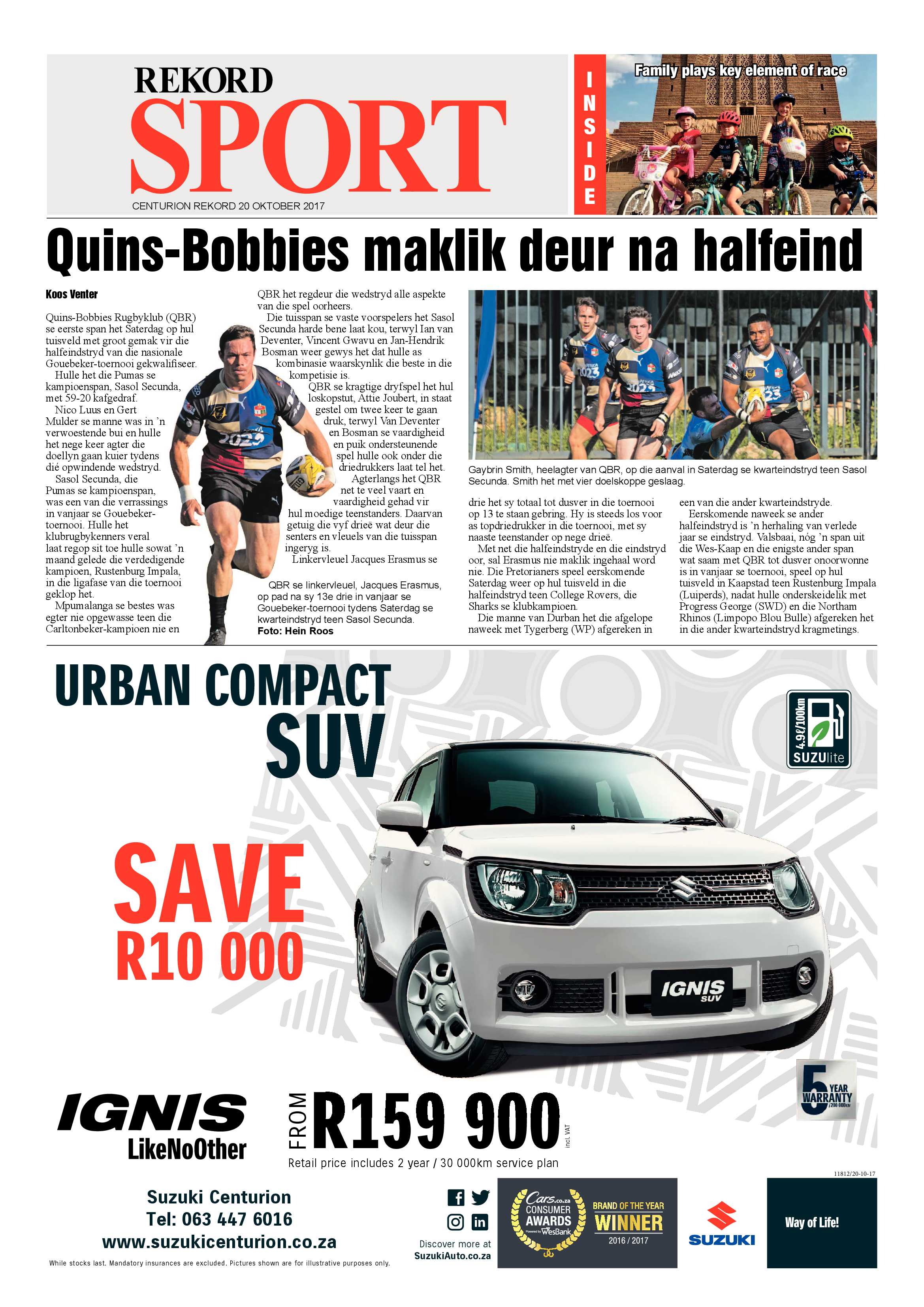 Rekord Centurion 20 October 2017 page 20