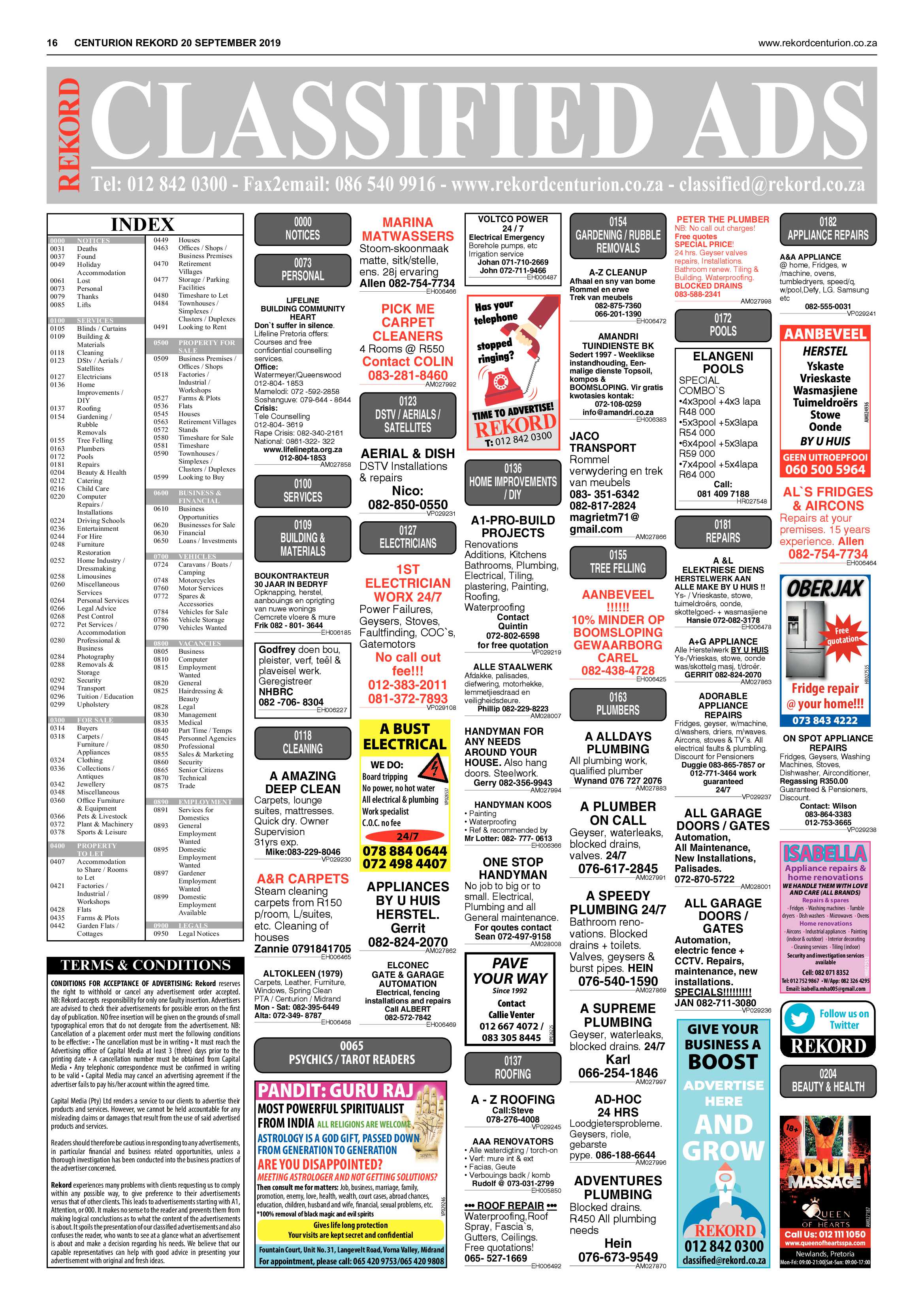 Rekord Centurion 20 September 2019 page 16
